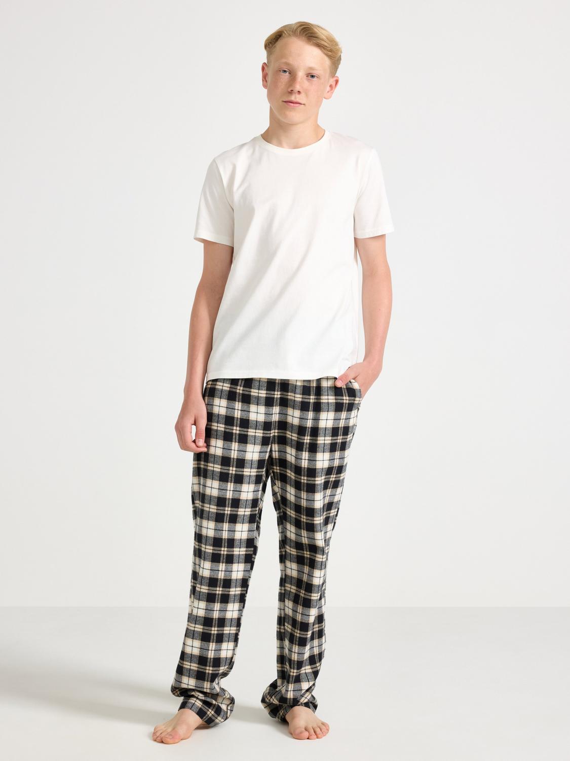 Pyjamasbyxor i flanell