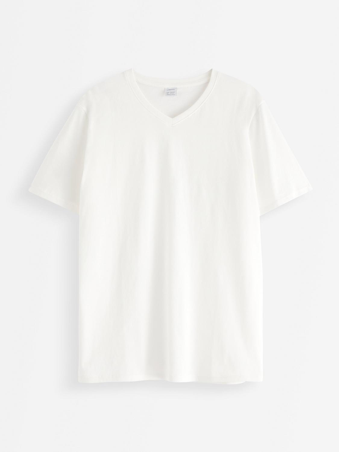 T-shirt med v-ringning