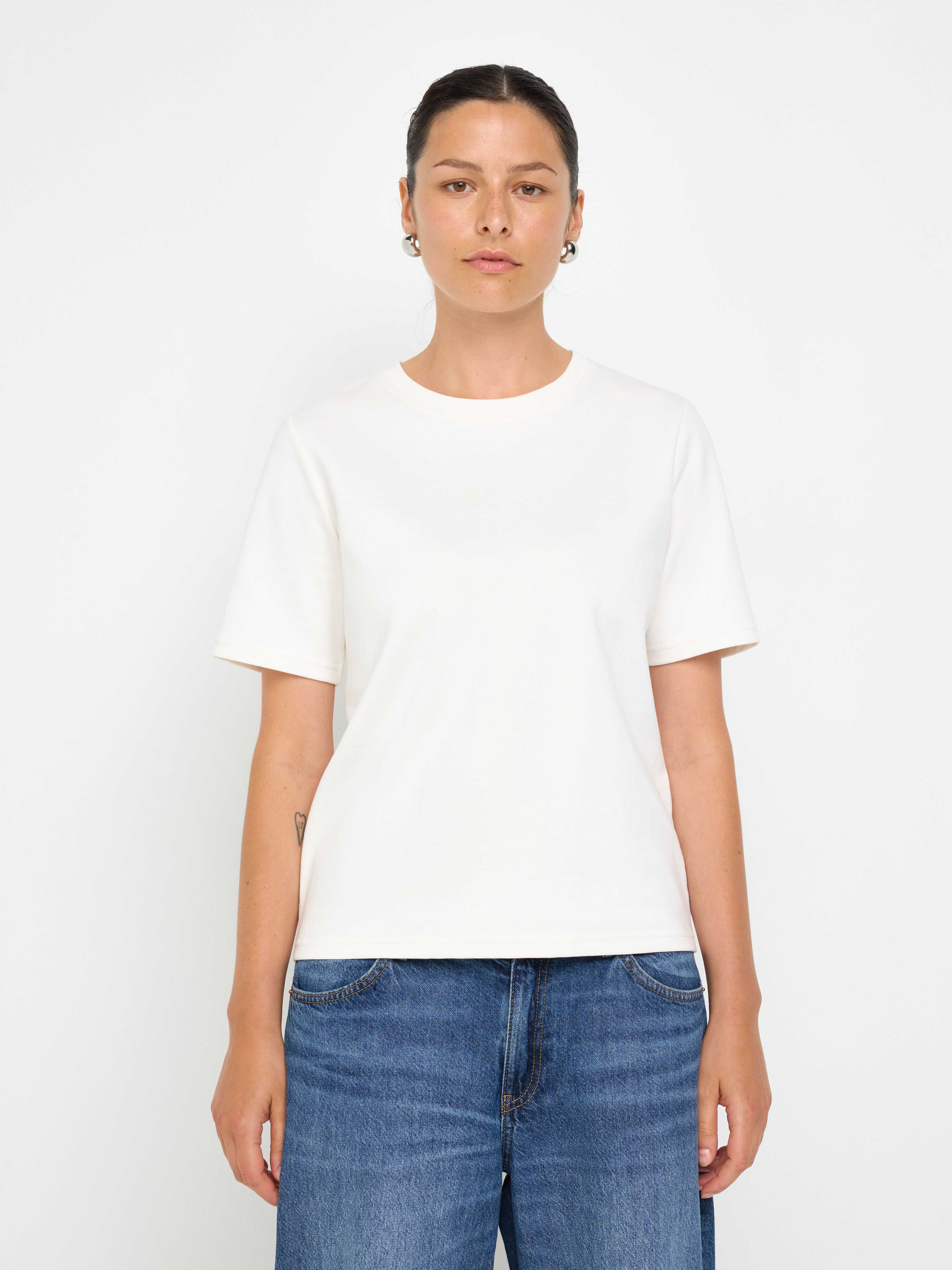 T-shirt i kraftig bomull