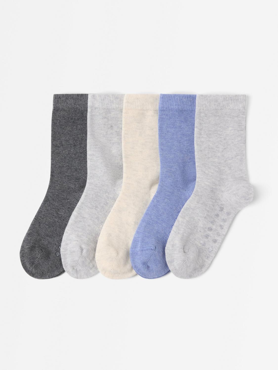 5-pack strumpor med halkskydd