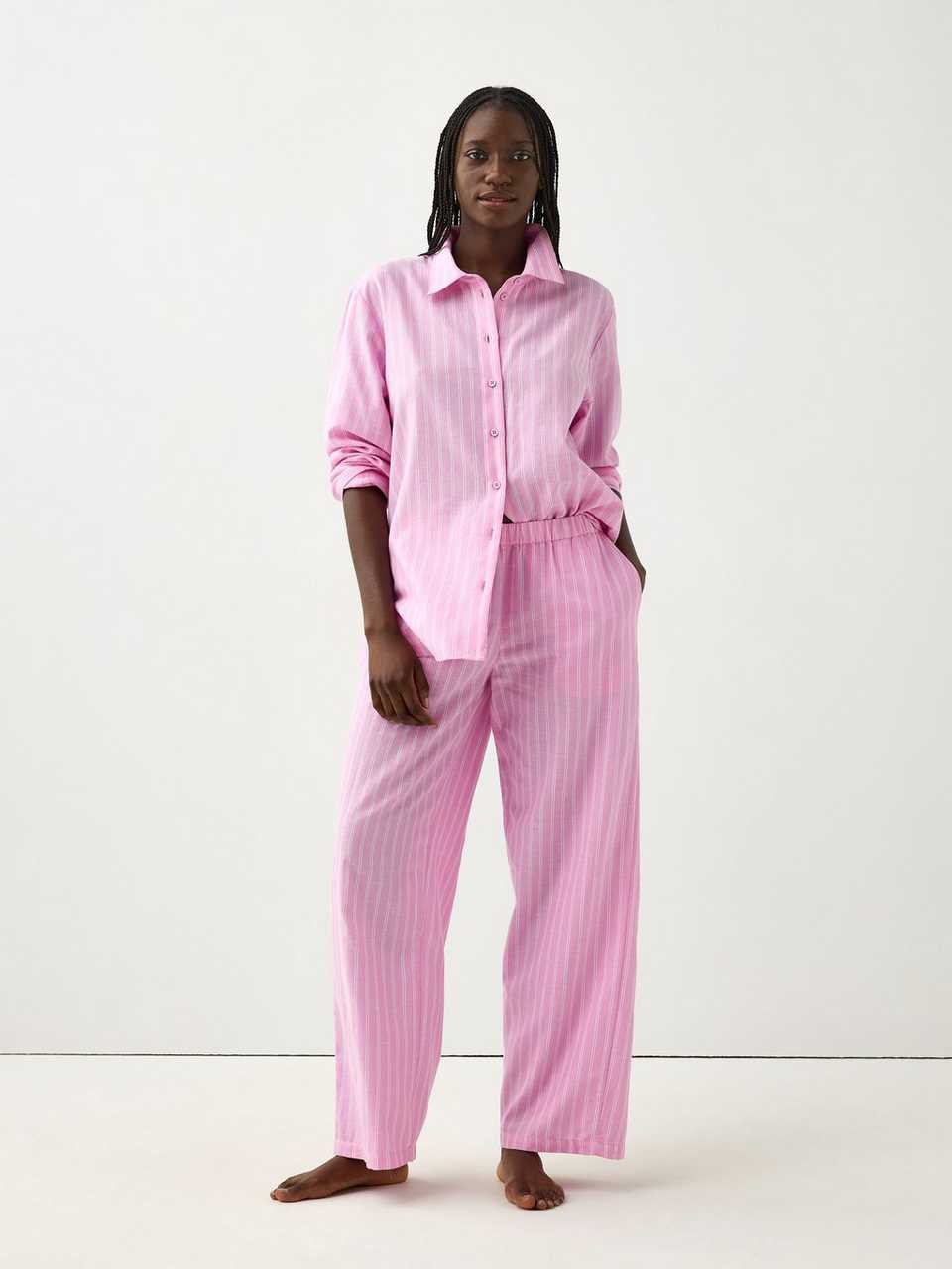 Pyjamasbyxor i bomull