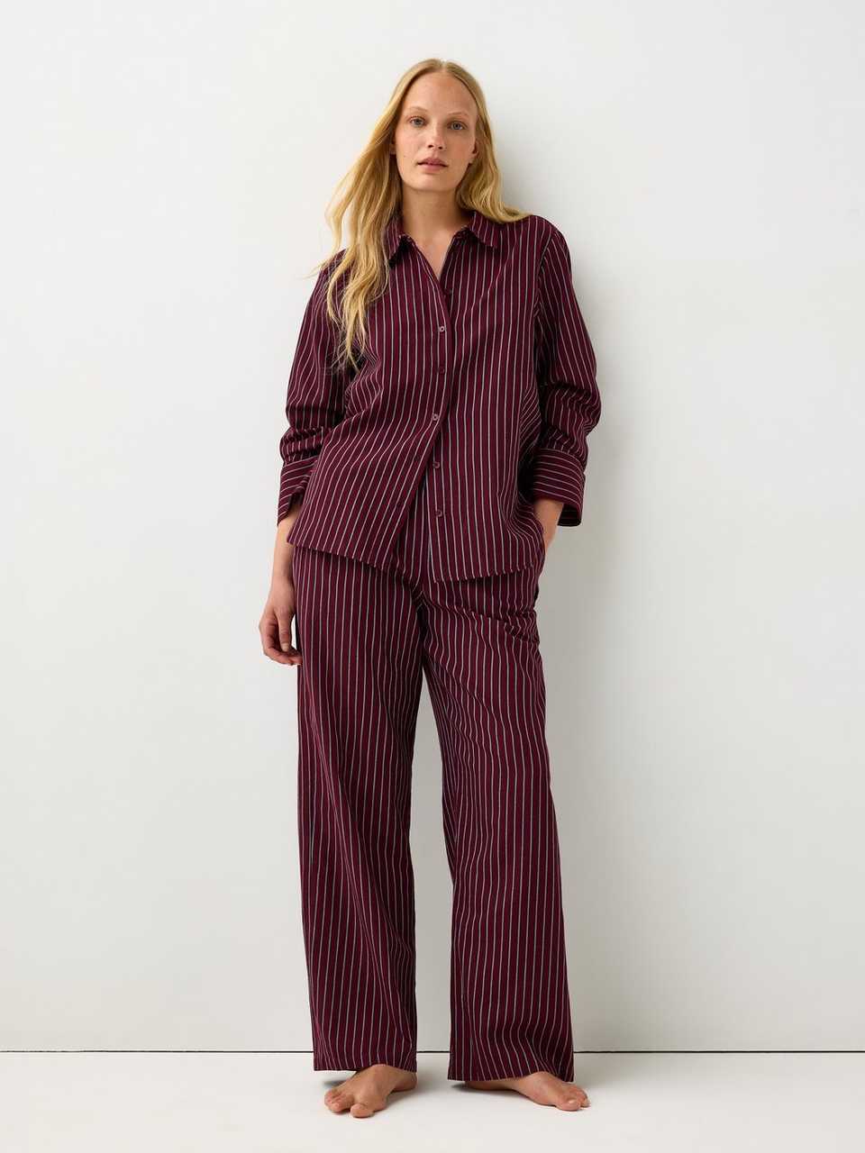 Pyjamasbyxor i bomull