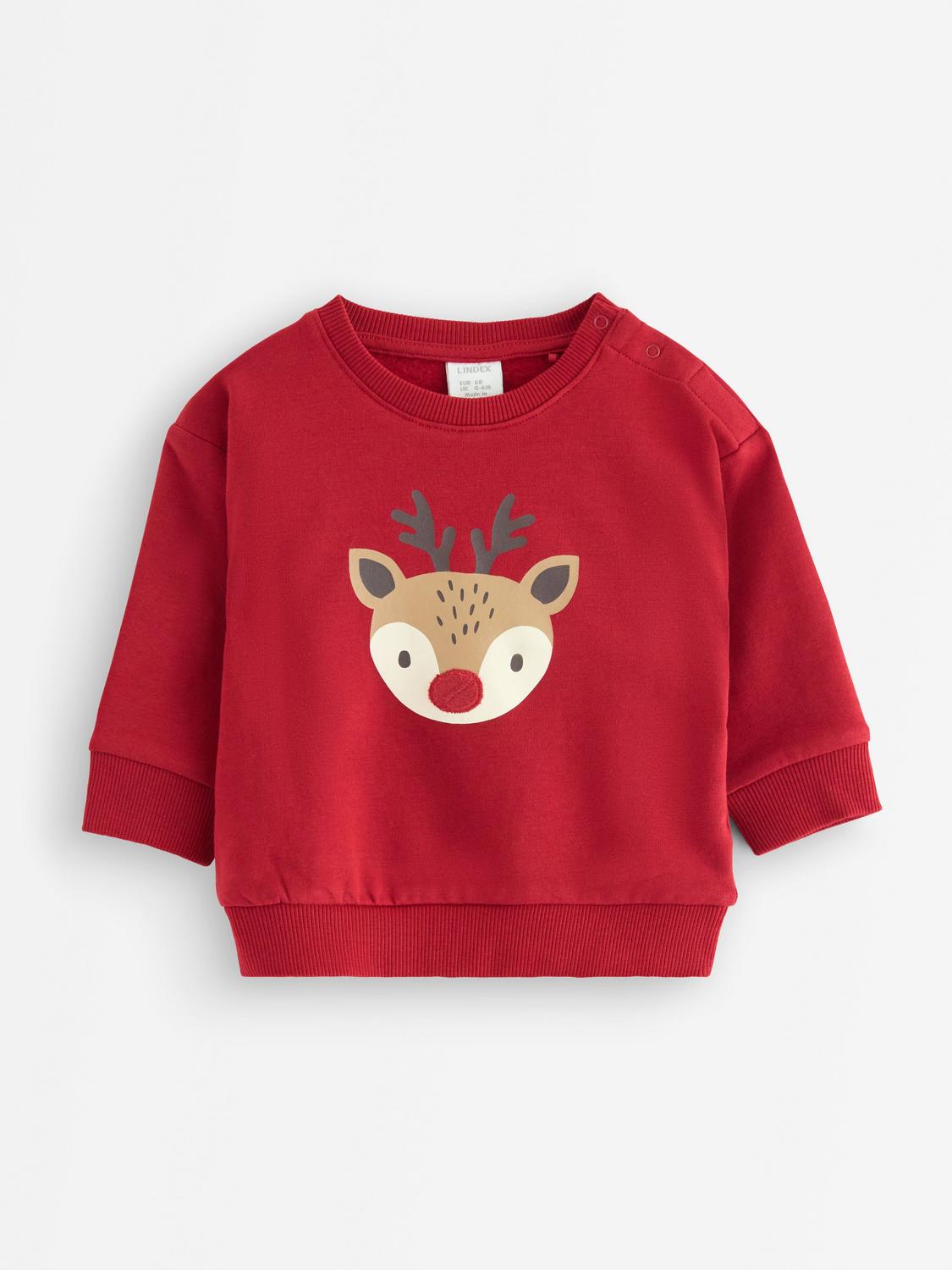 Sweatshirt med borstad insida