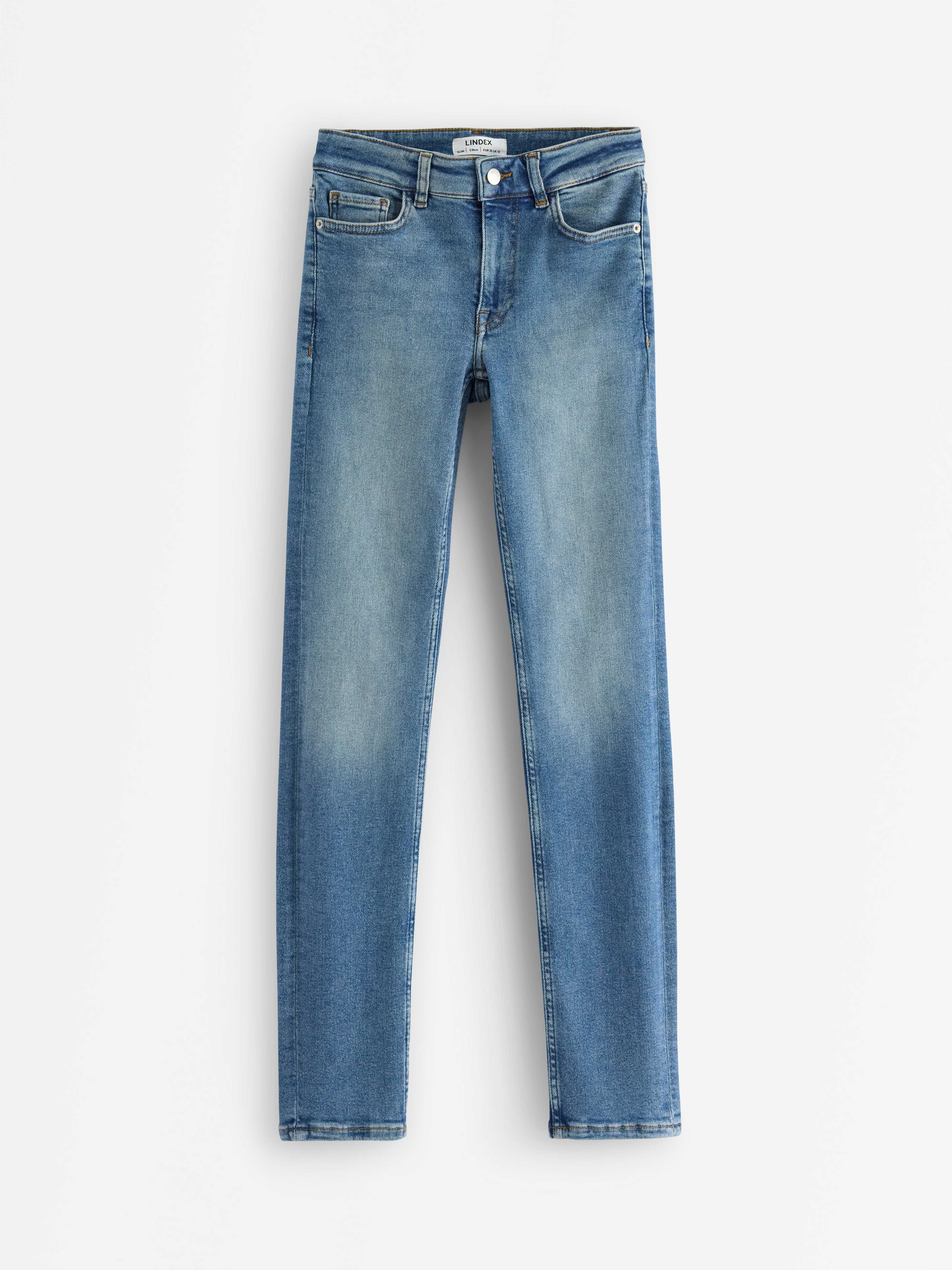 SLIM Ellen stretch jeans med medelhög midja