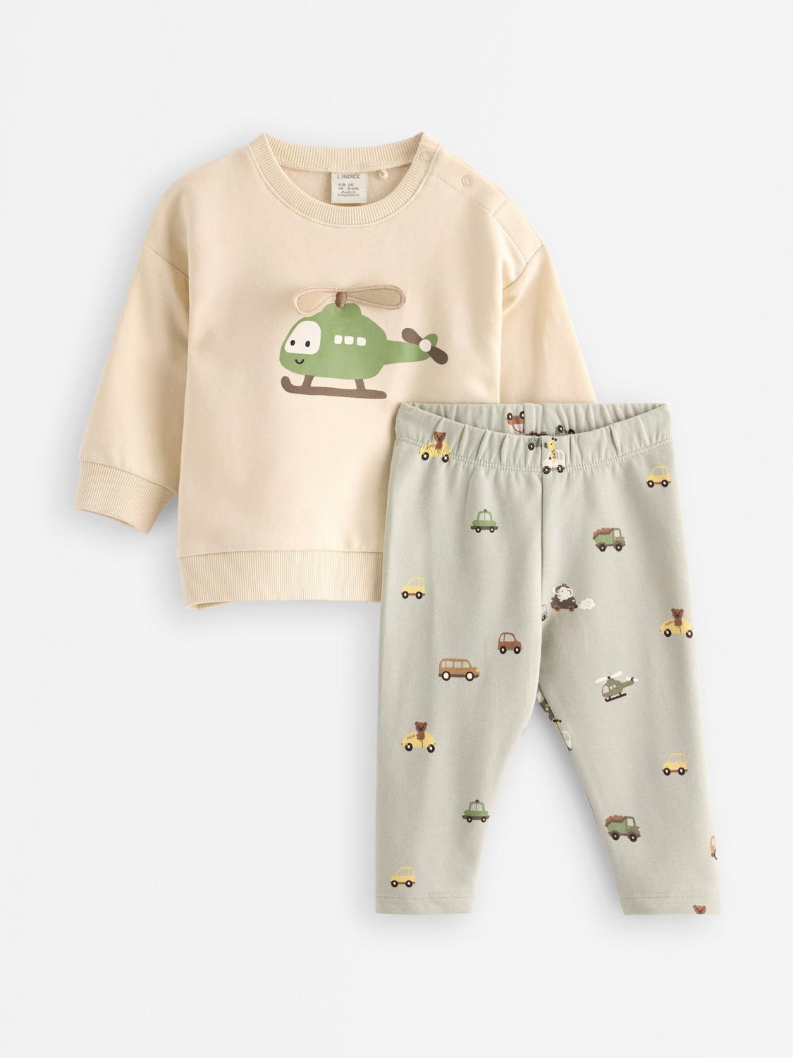 Set - sweatshirt och leggings