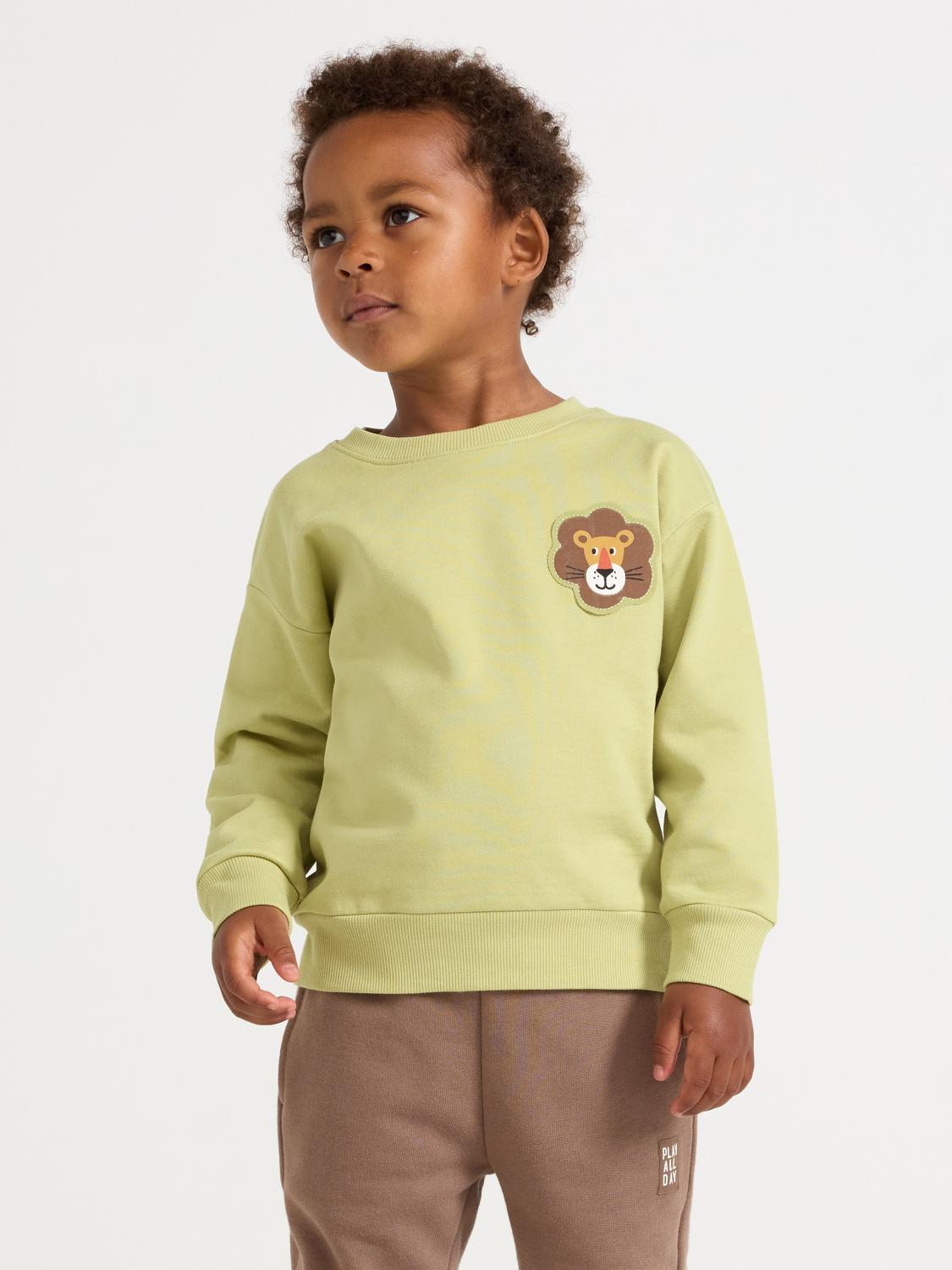Sweatshirt med borstad insida