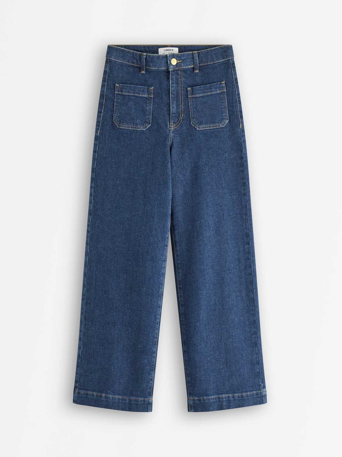 WIDE Paula jeans med kort ben