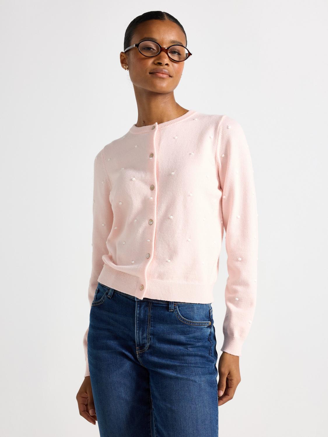 Stickad cardigan