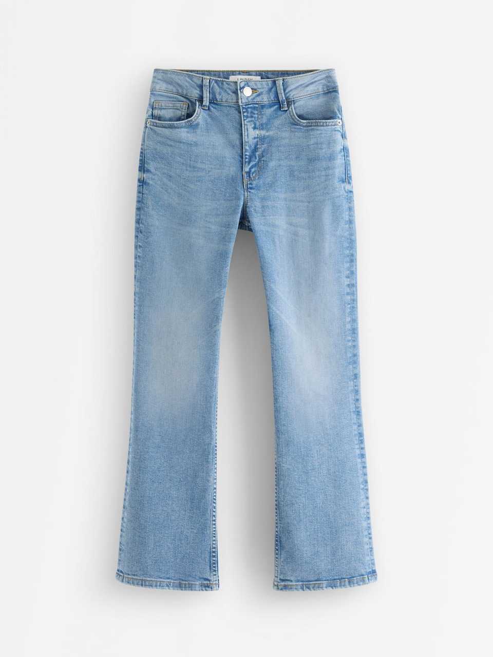 FLARE Karen cropped jeans med medelhög midja
