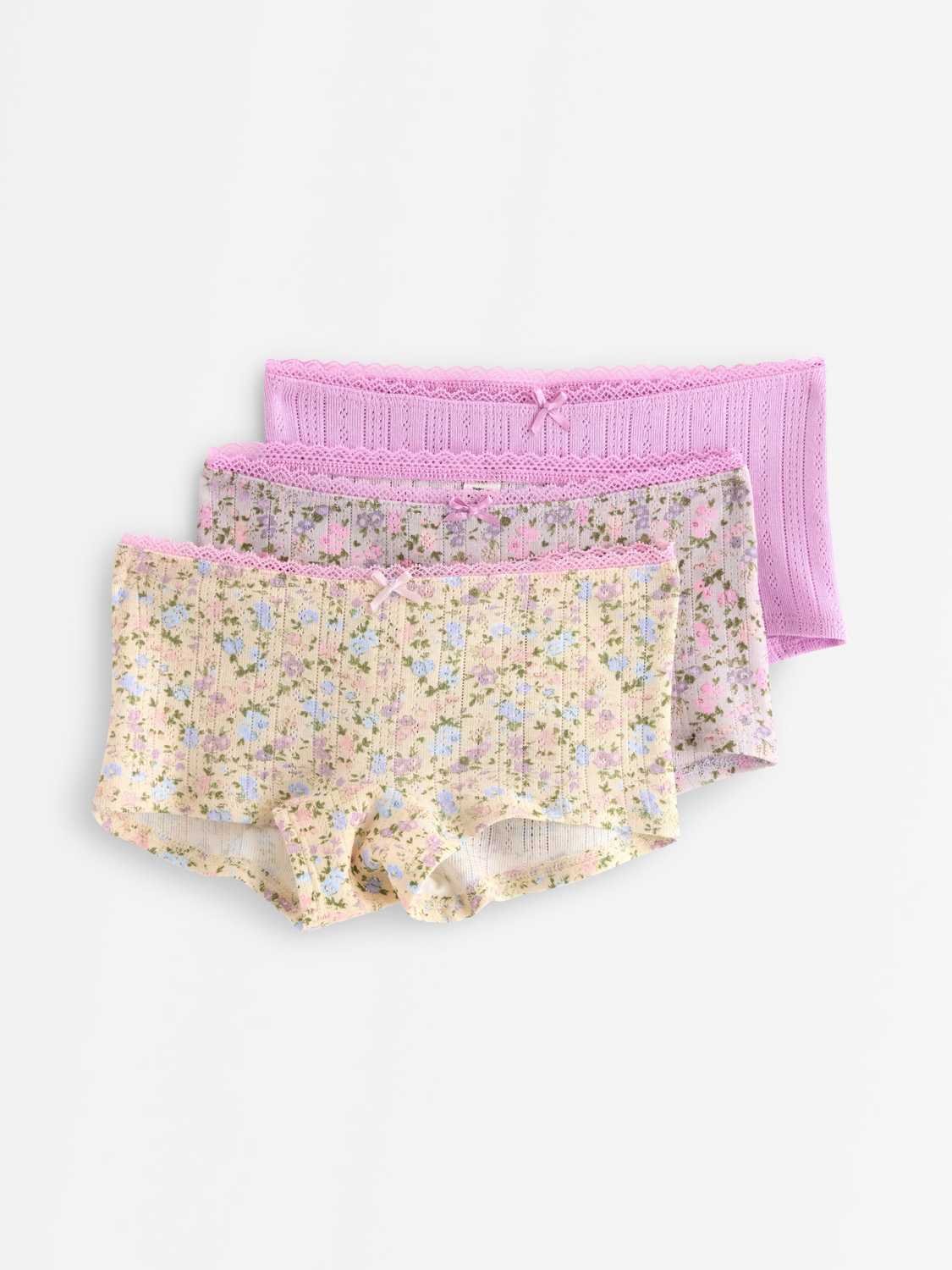 3-pack boxertrosor i pointelle