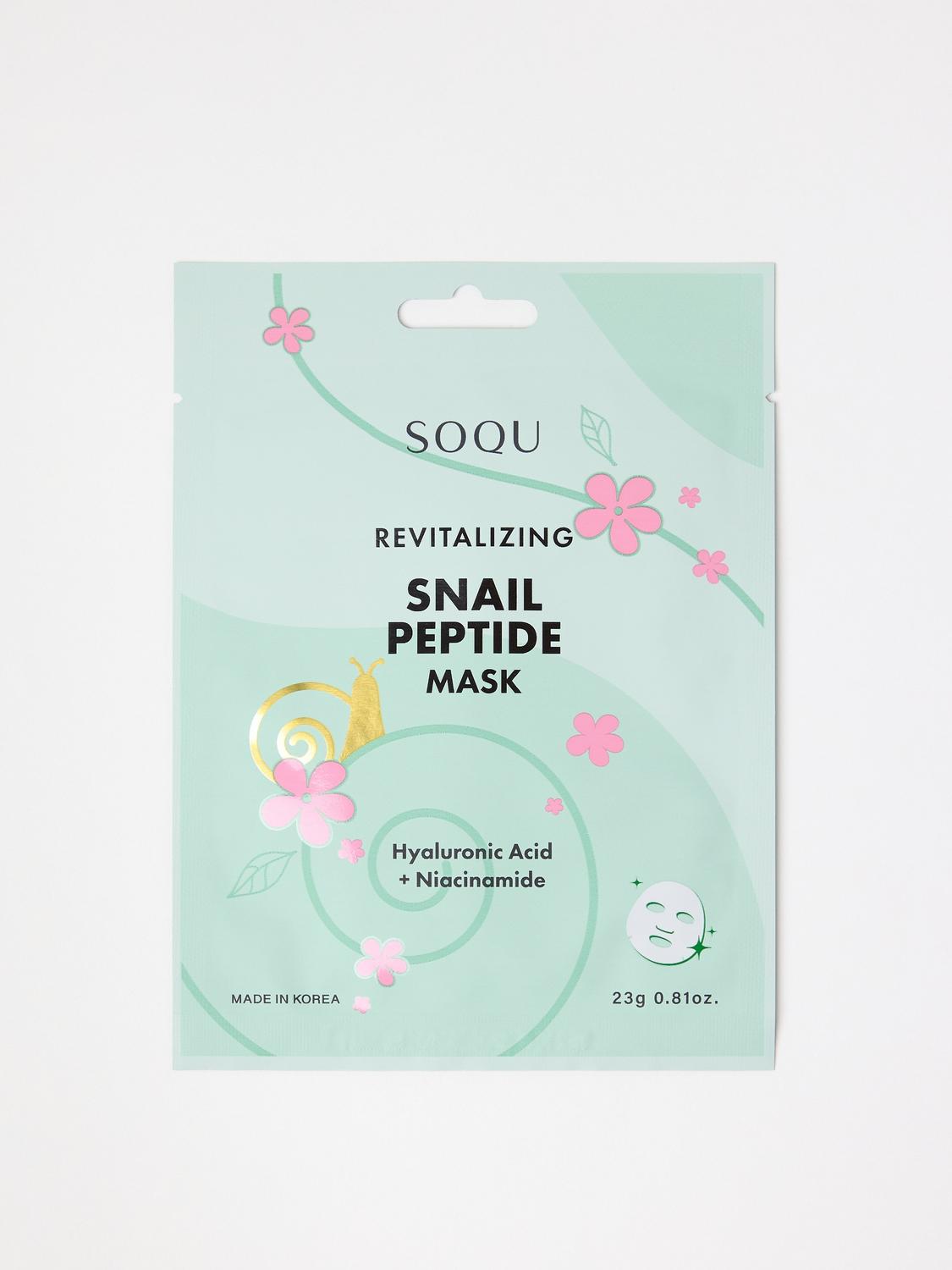 SOQU Snail Peptide Sheet Mask