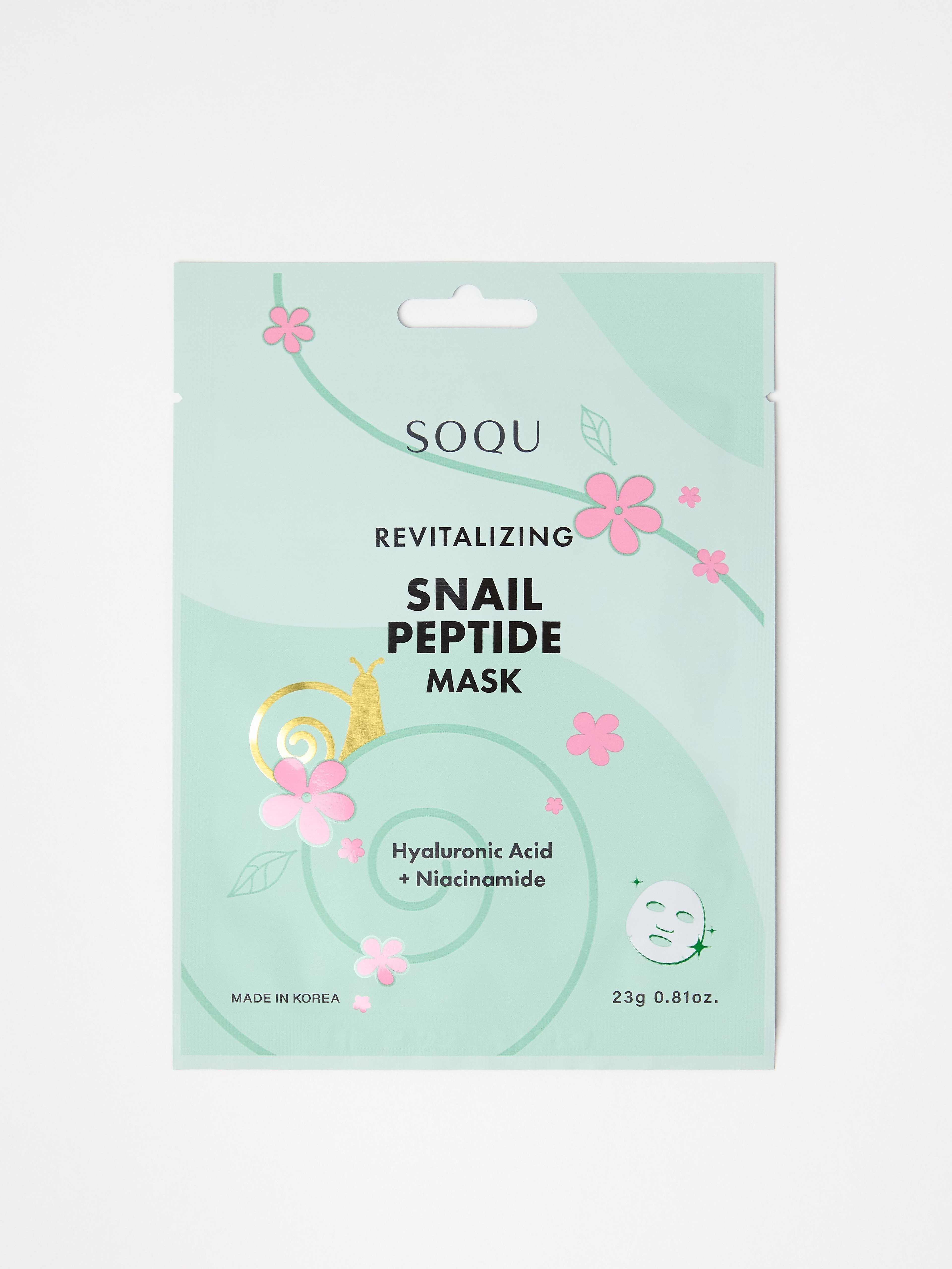 SOQU Snail Peptide Sheet Mask
