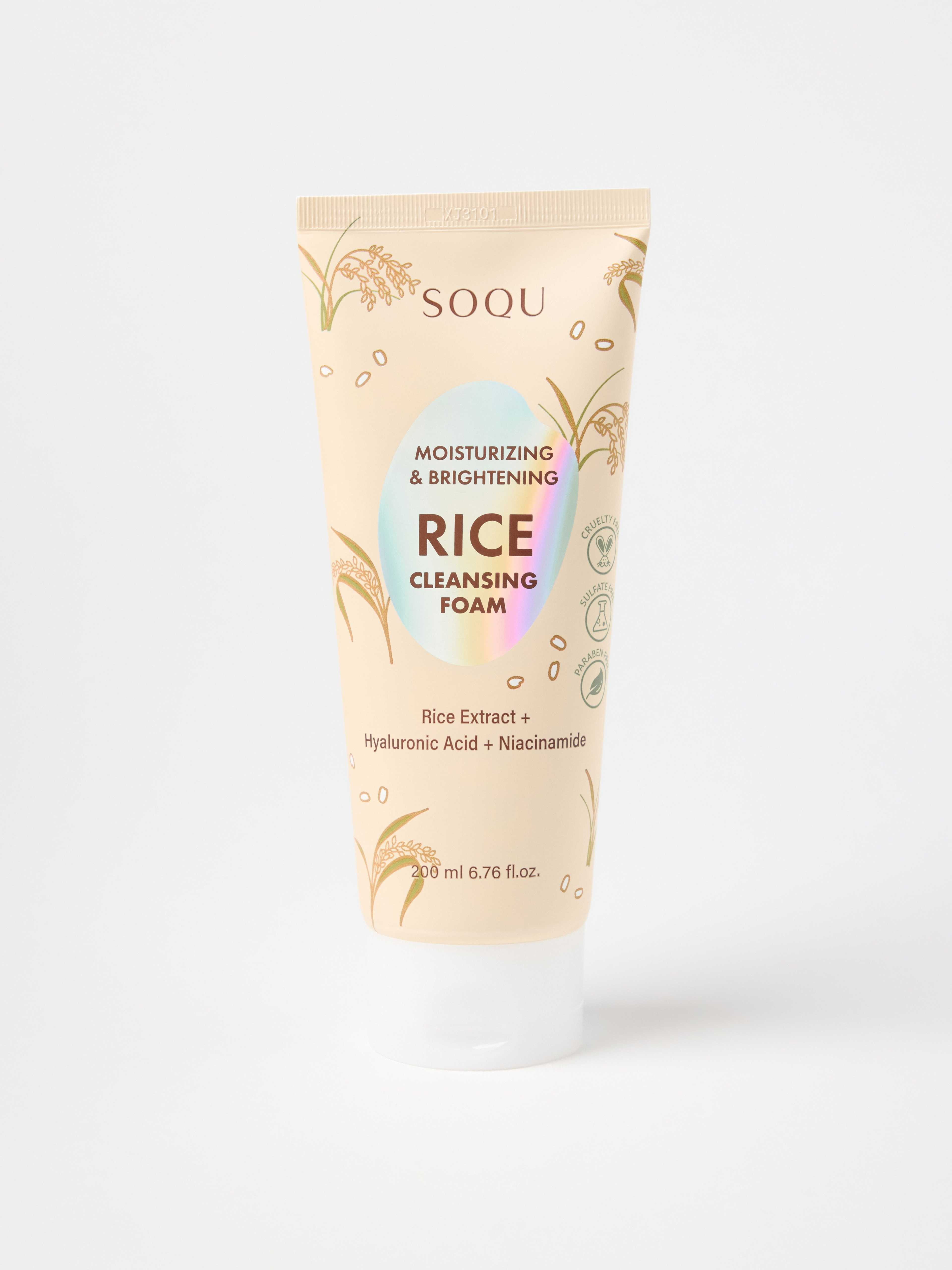 SOQU Rice Cleansing Foam