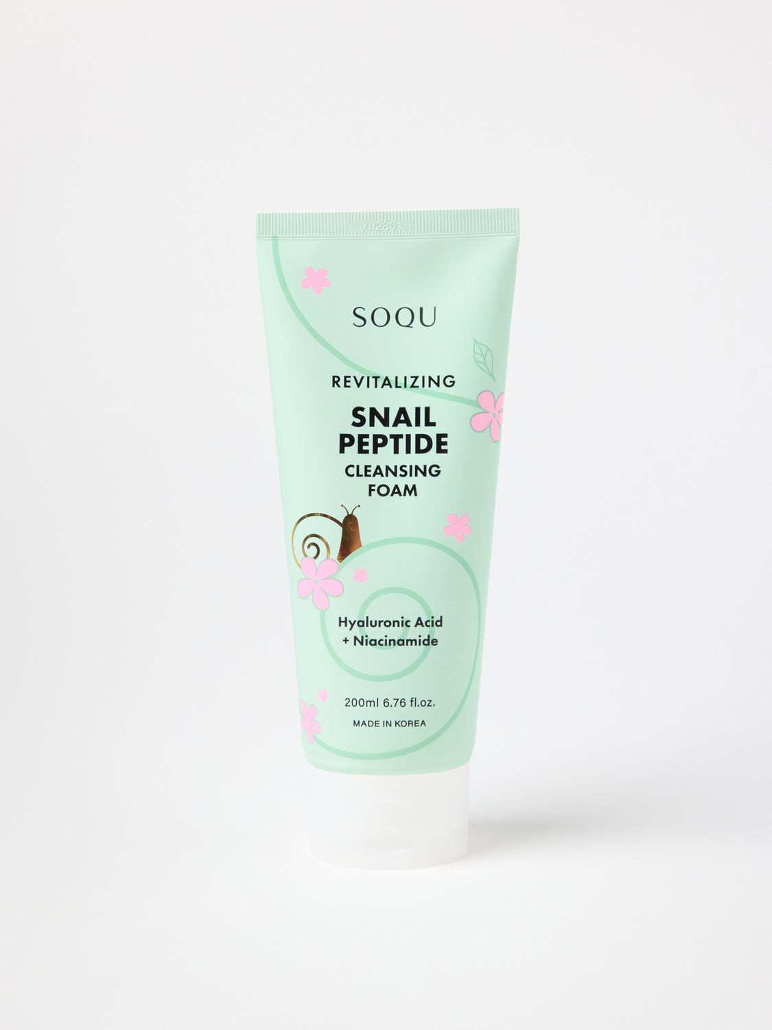 SOQU Snail Peptide Cleansing Foam