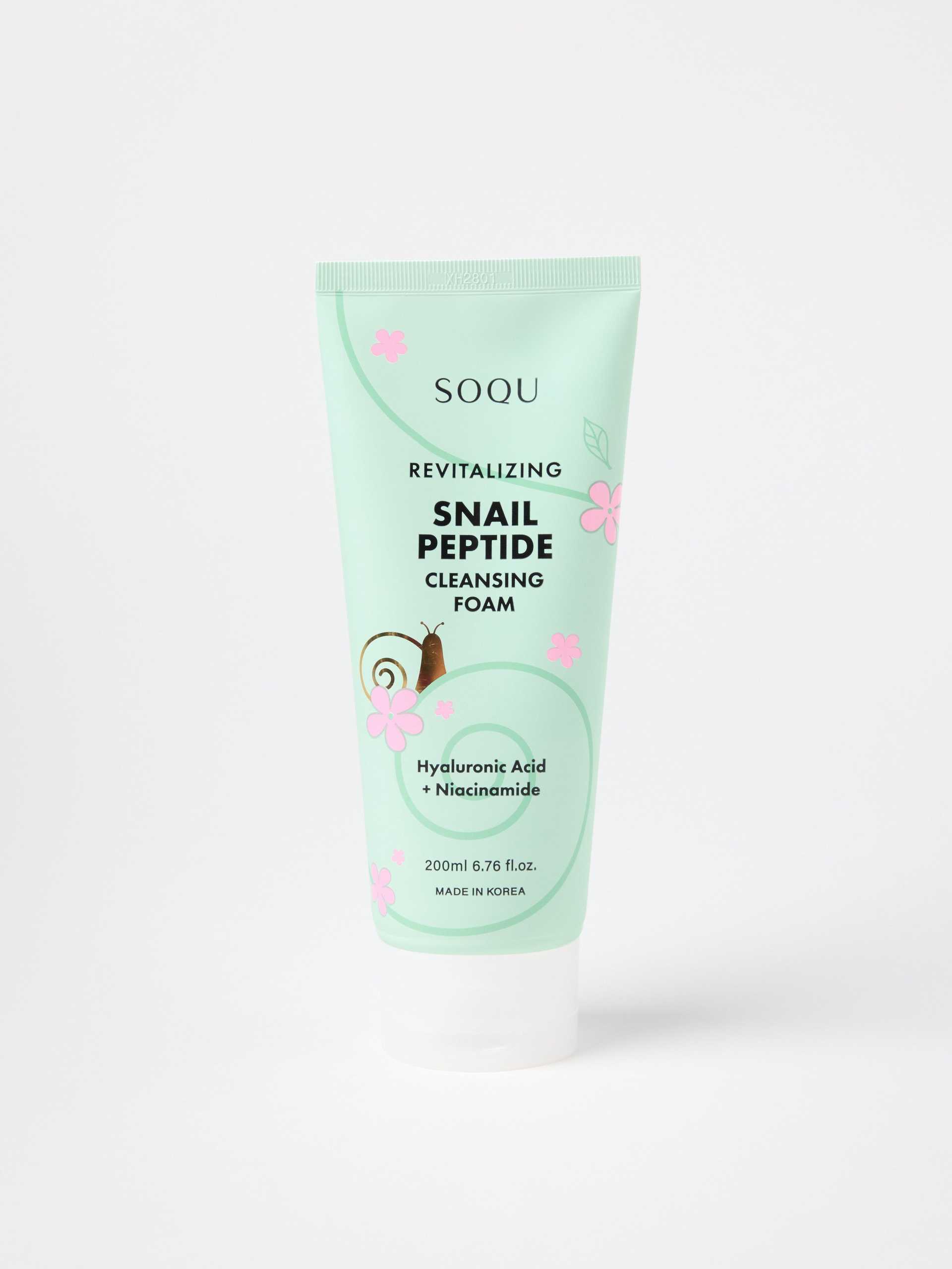 Lindex SOQU Snail Peptide Cleansing Foam rengöring & peeling dam