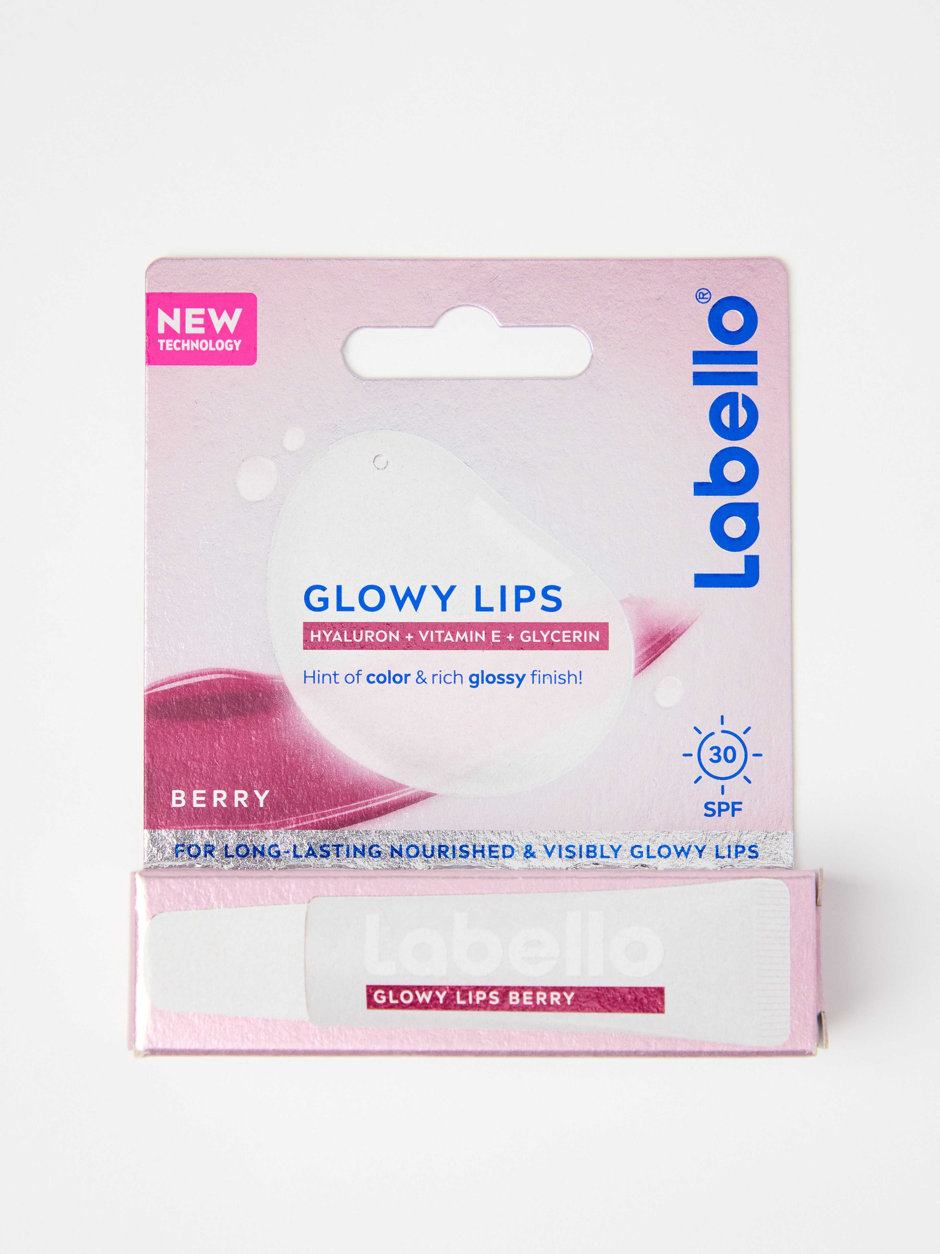 Labello Glowy Lips Berry TInted SPF30