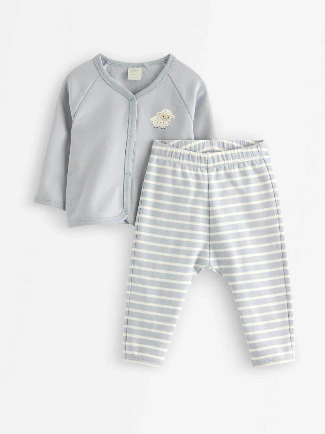 Set - cardigan och mjukisbyxor