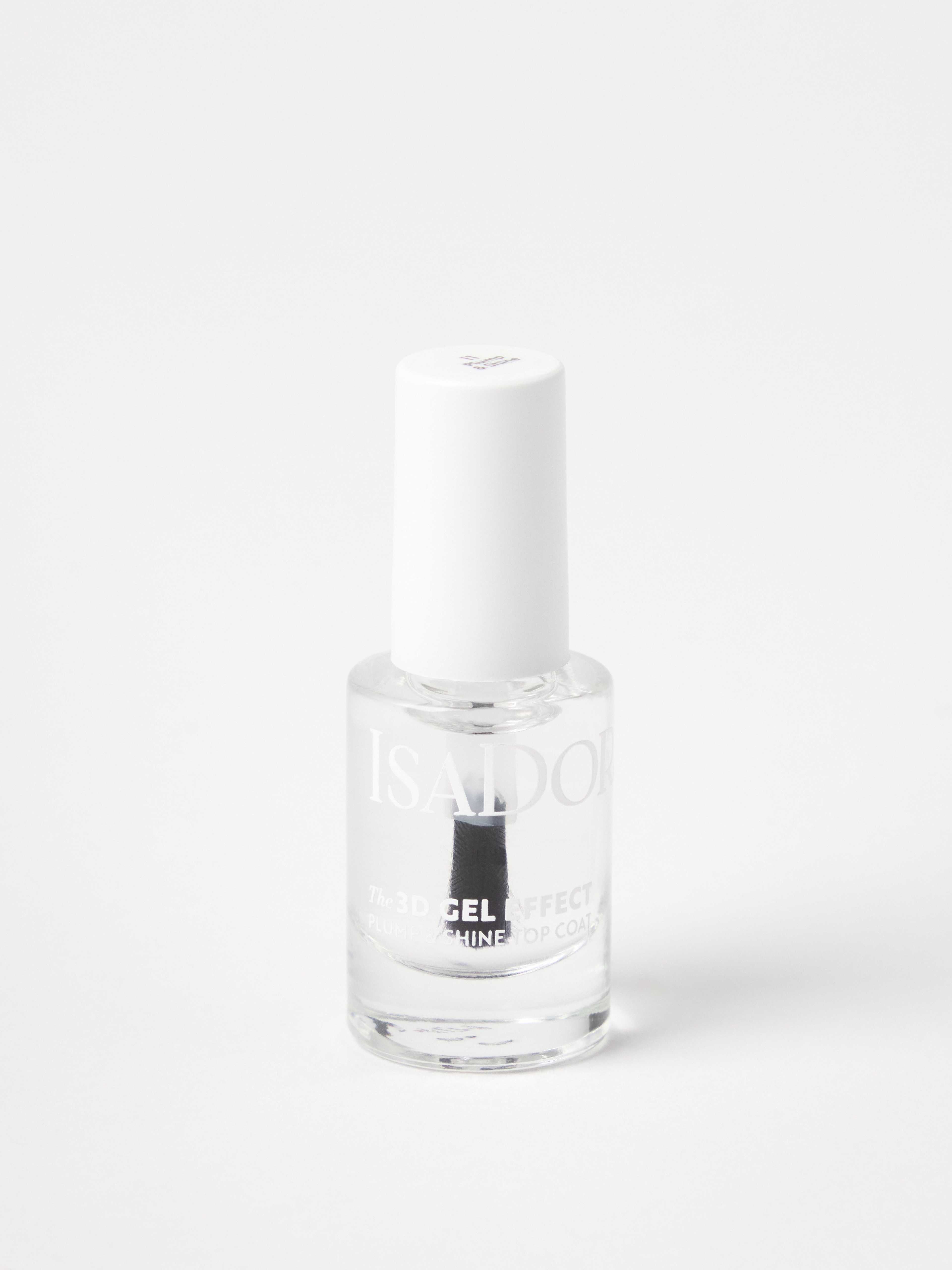 IsaDora The 3D Gel Effect Plump & Shine Top Coat 11 Plump & Shine bas- & topplack dam – bild 2
