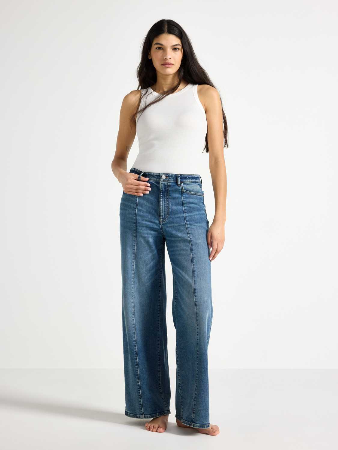 Vida jeans med hög midja