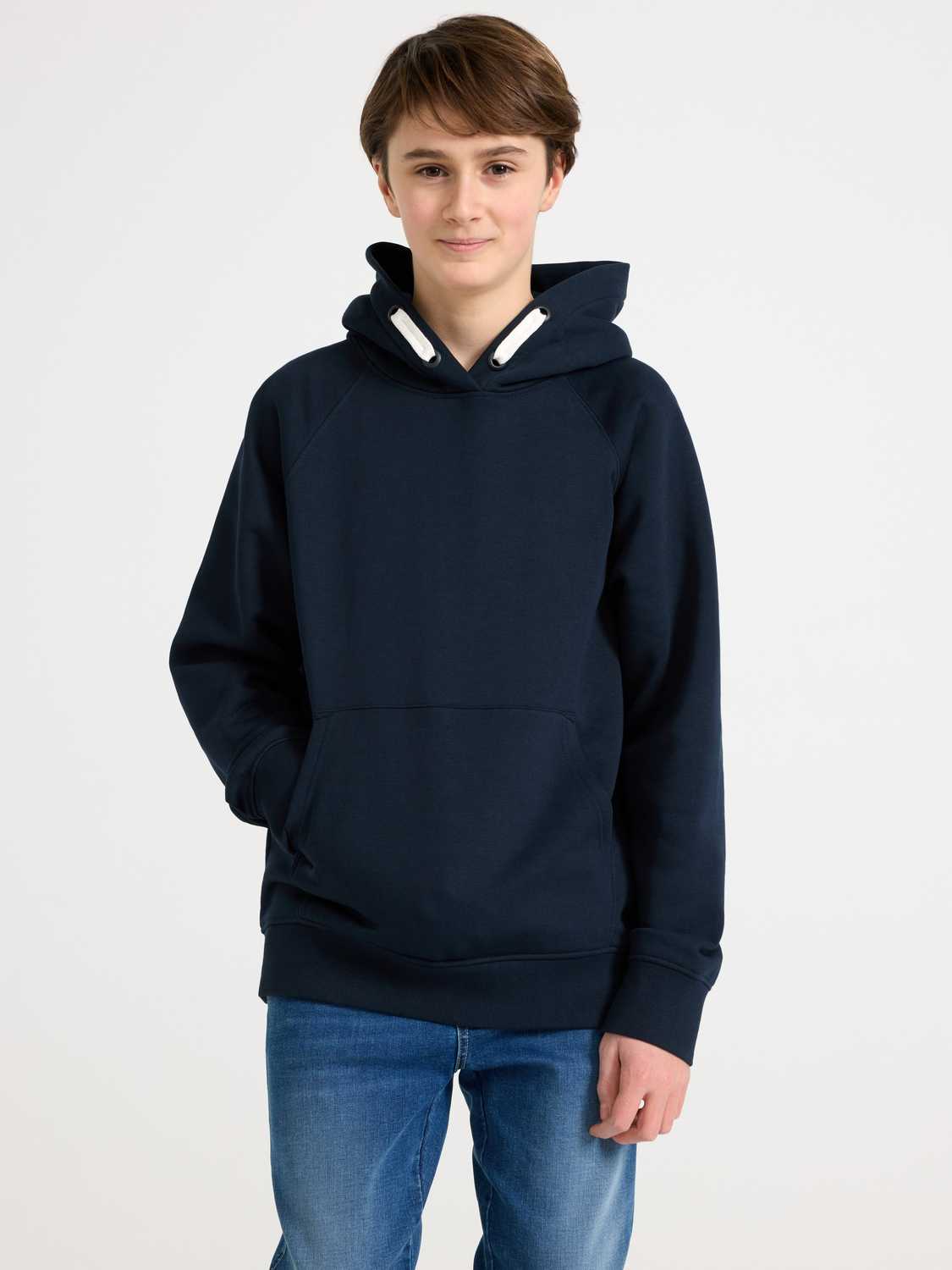 Hoodie med borstad insida