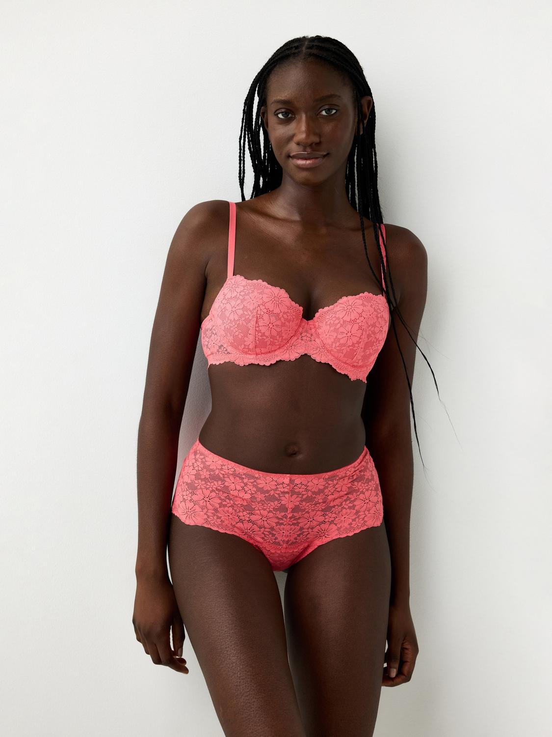 Push-up balconette-bh med spets
