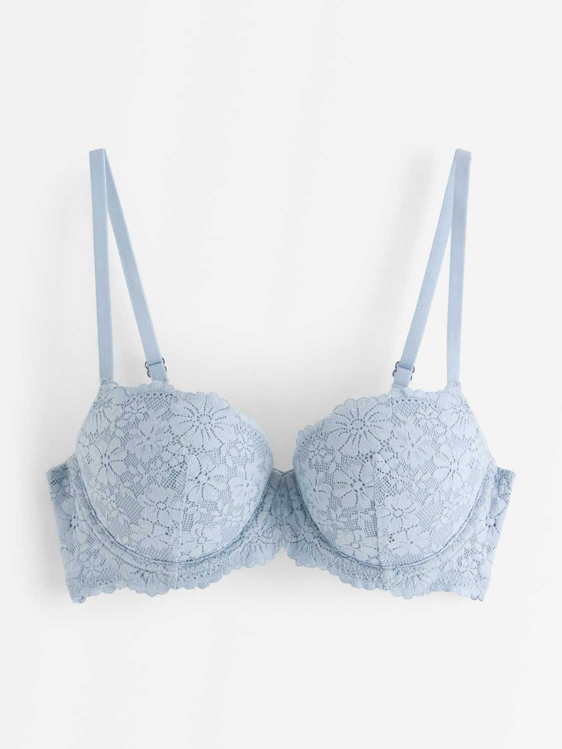 Push-up balconette-bh med spets