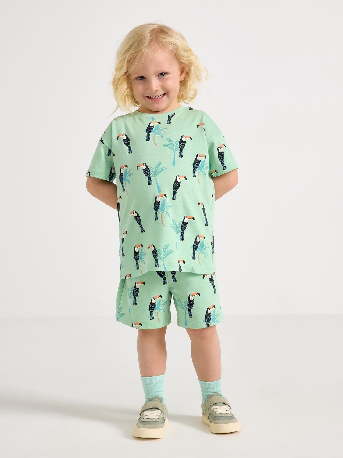 Set - t-shirt och mjukisshorts