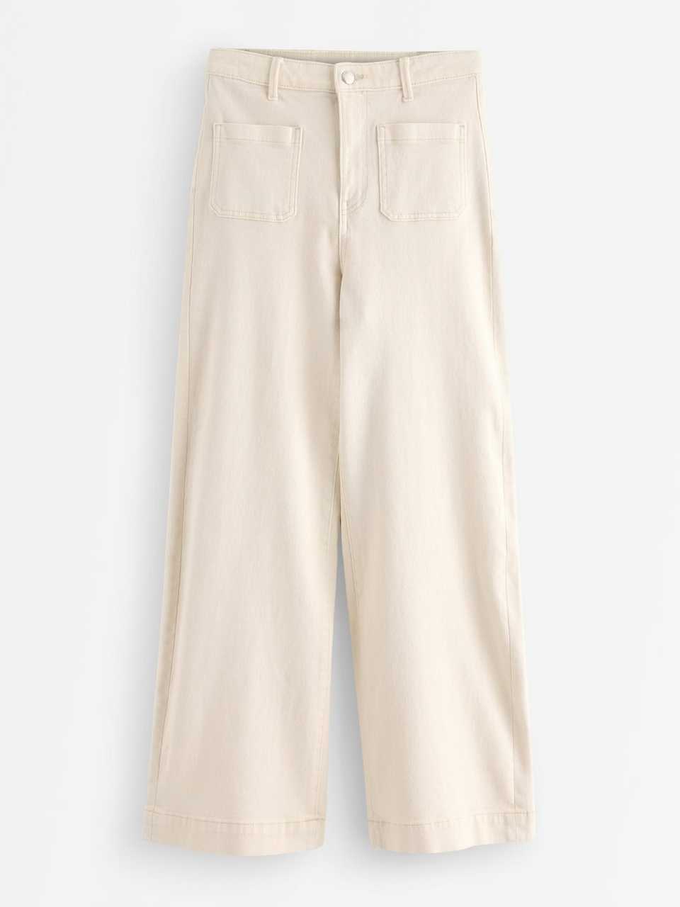 WIDE Paula jeans med kort ben