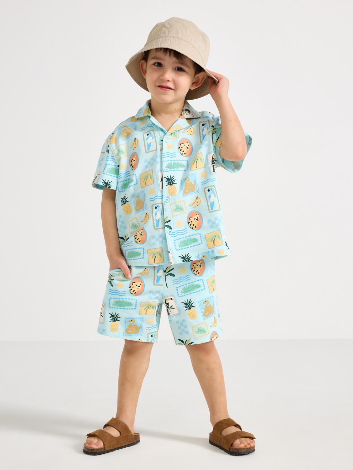 Set - topp och mjukisshorts