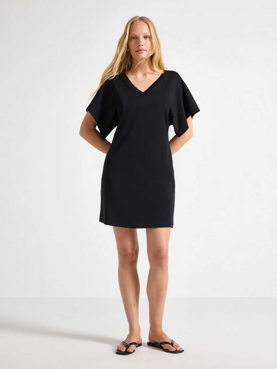 Kort t-shirtklänning