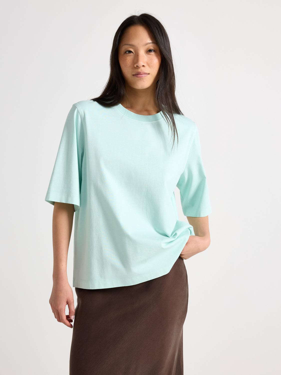 Oversized t-shirt i tvättad bomull