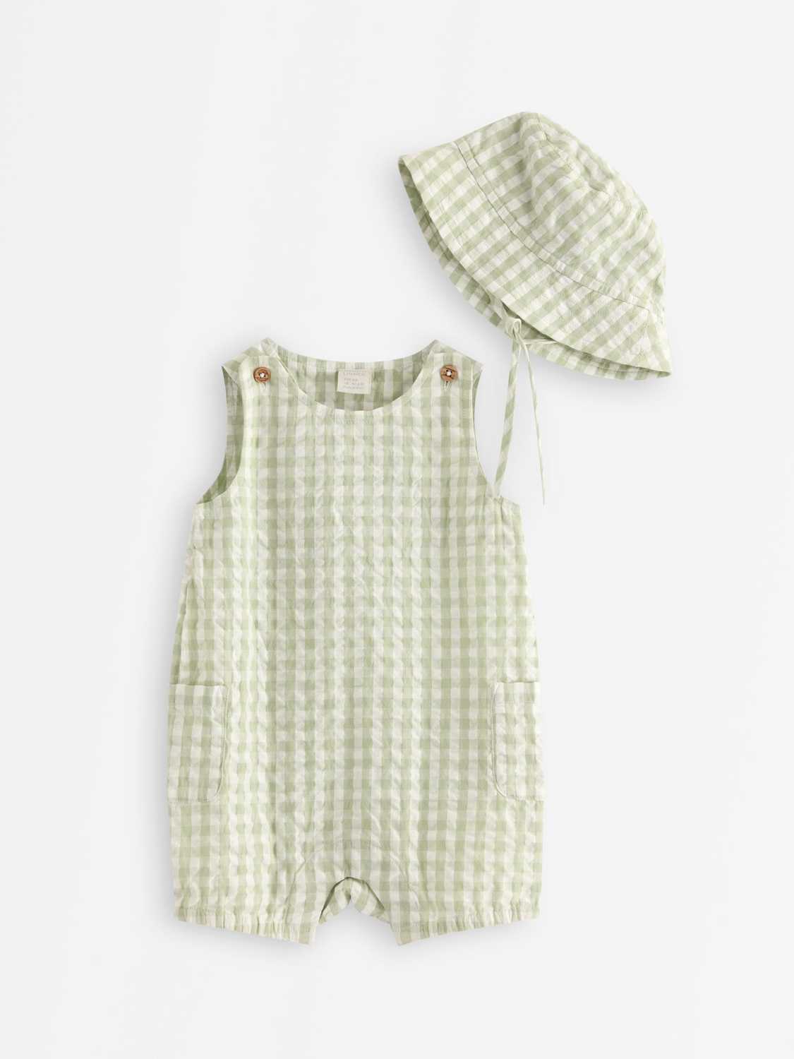Set - romper och solhatt