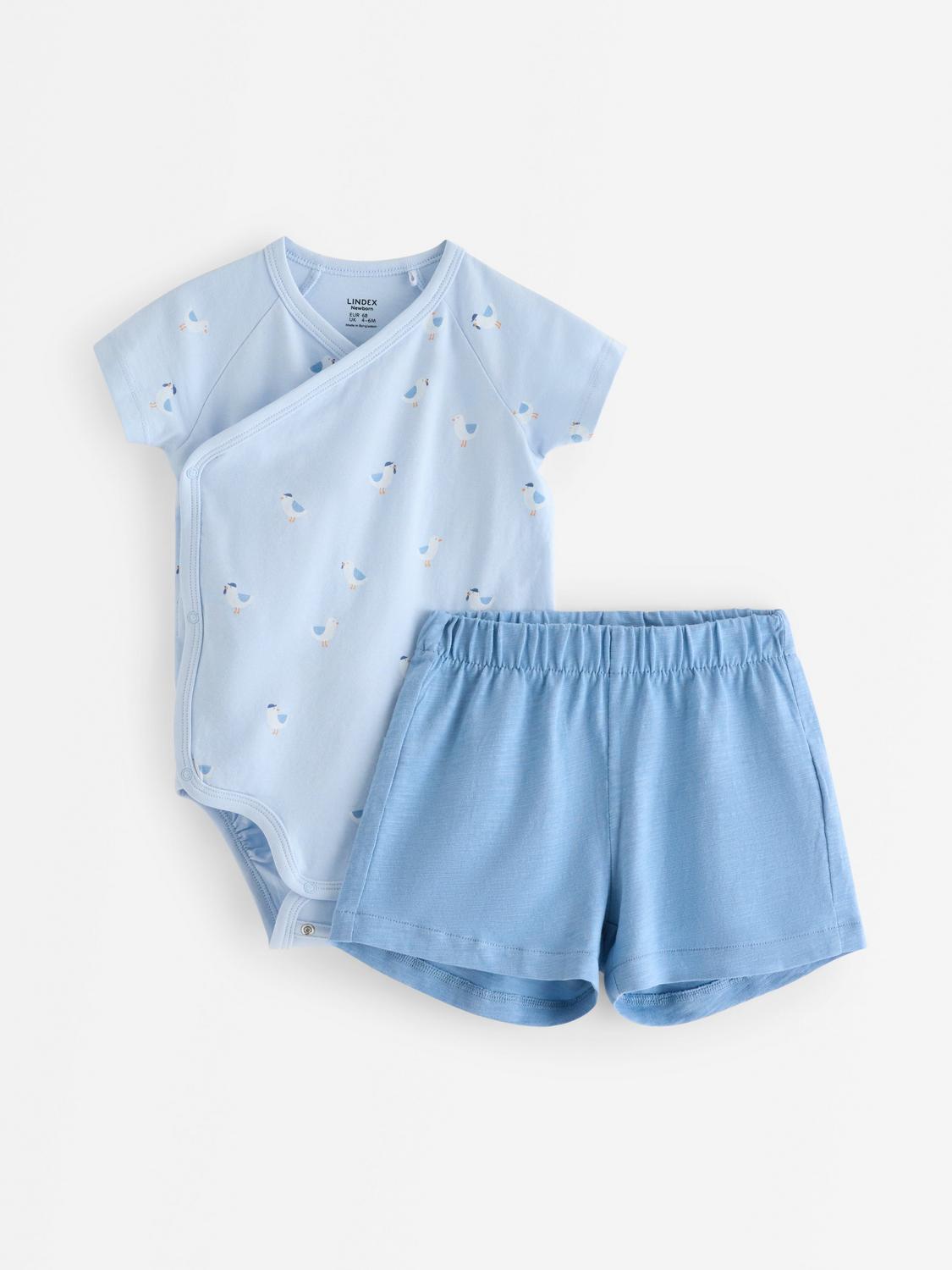Set - omlottbody och shorts