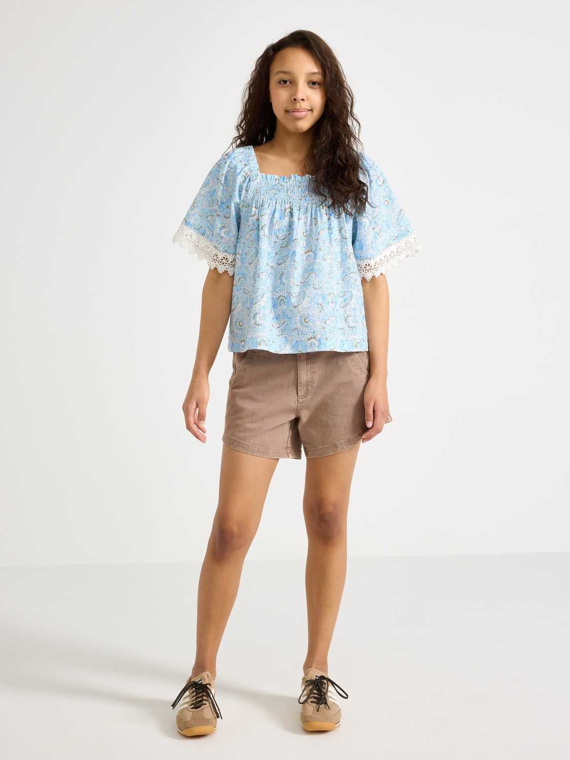 Shorts i bomullstwill