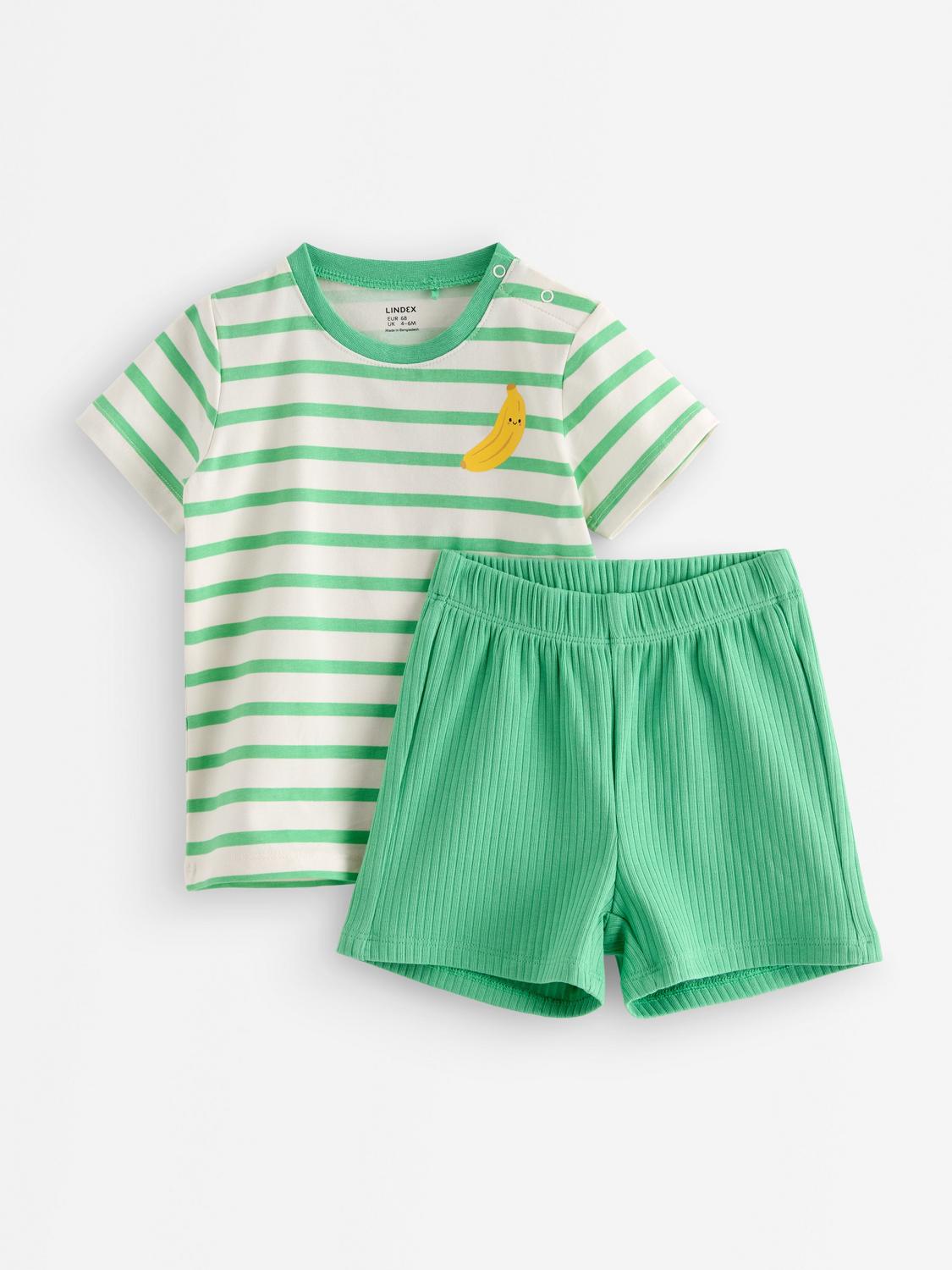 Set med topp och shorts