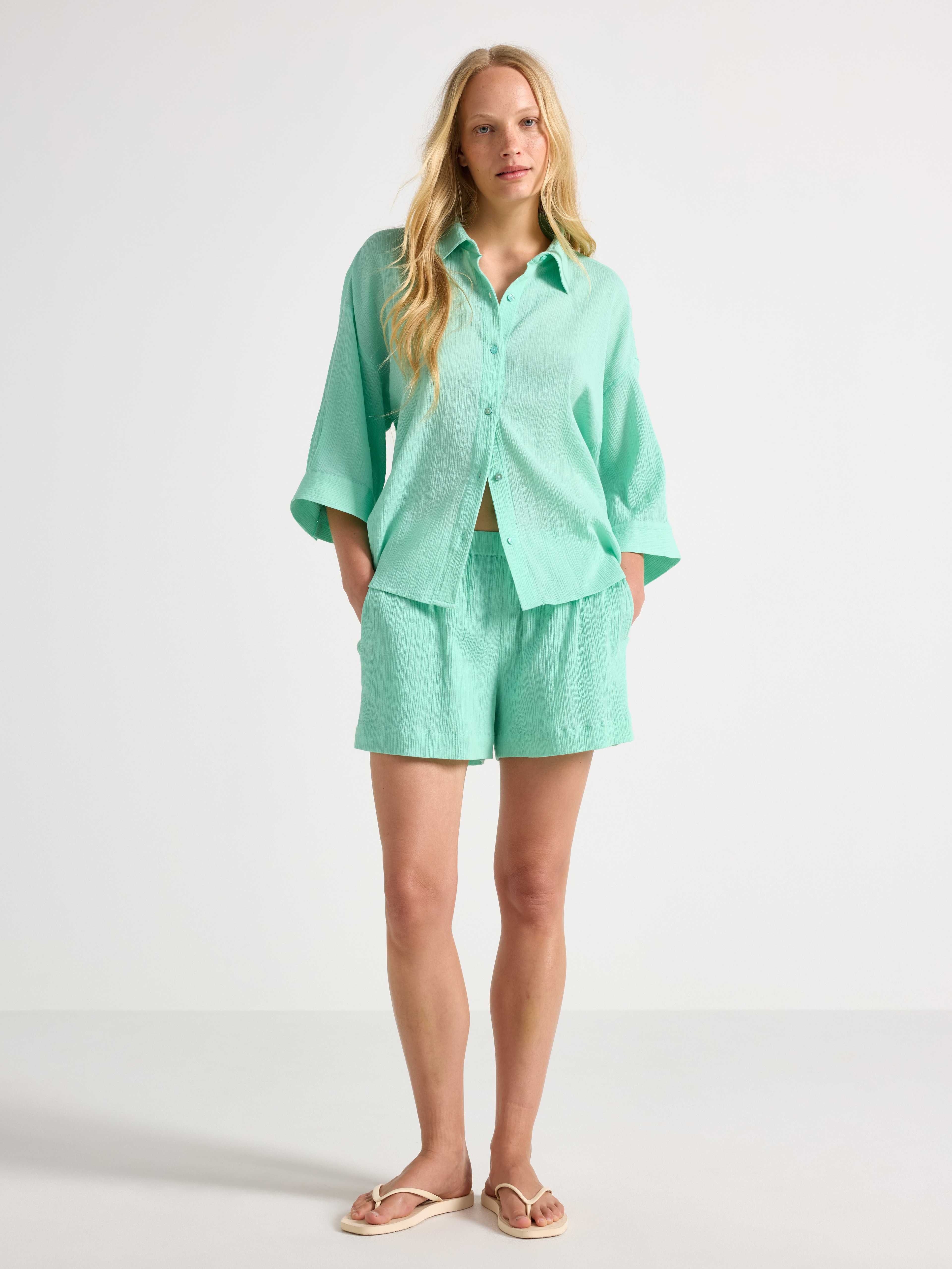 Krinklade shorts