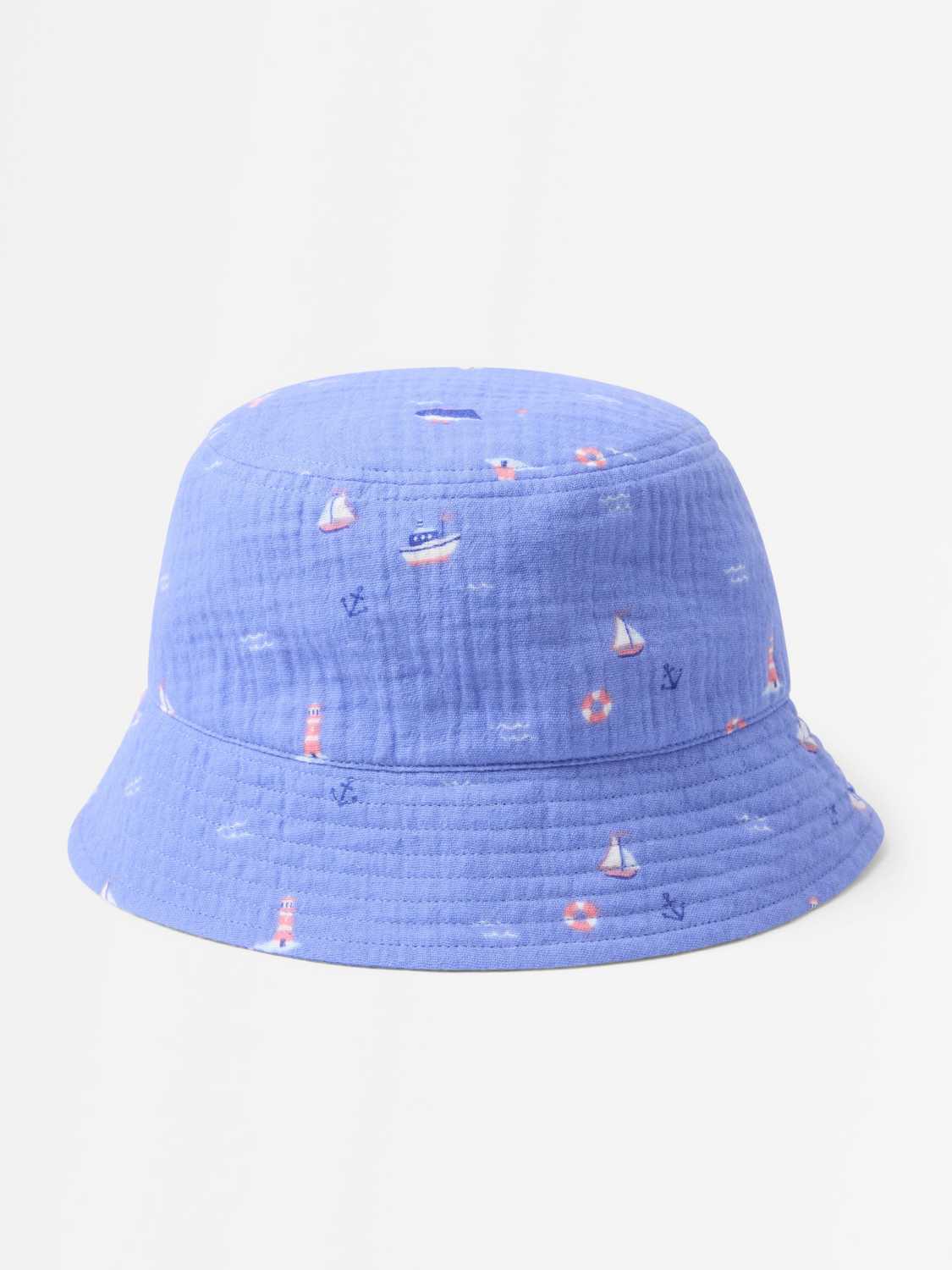 Bucket hat i bomullsväv