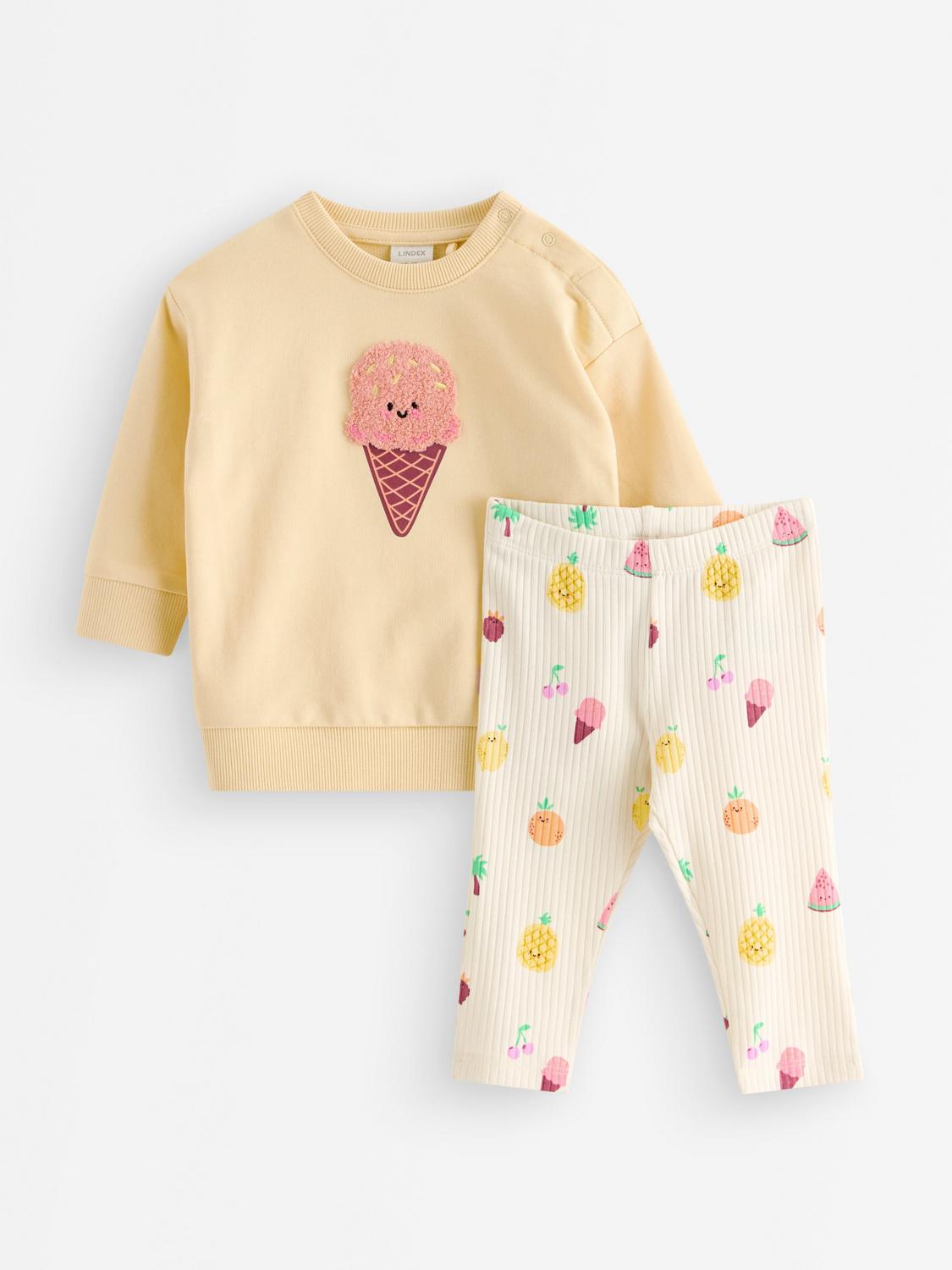 Set med sweatshirt och leggings