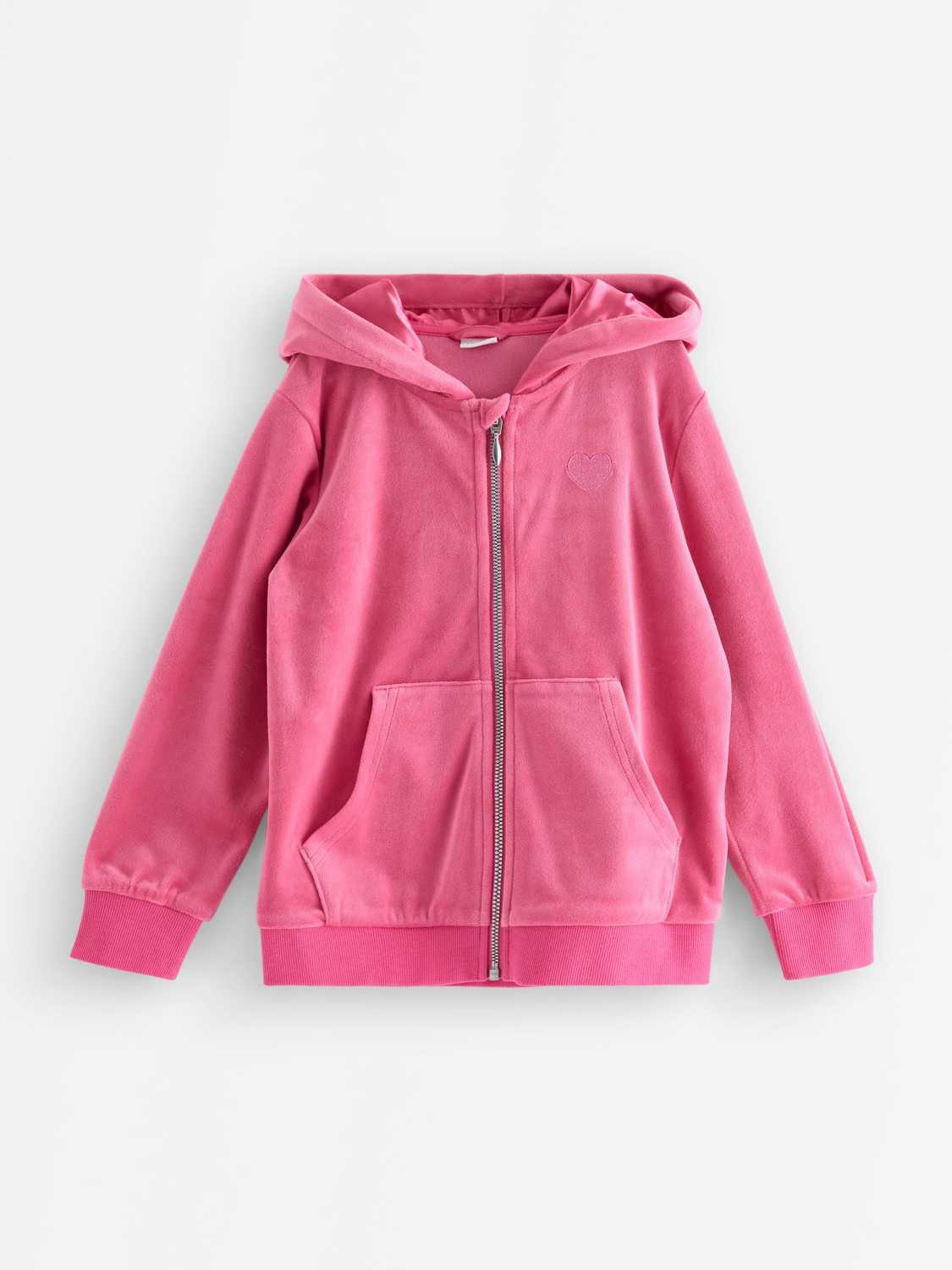Hoodie i velour