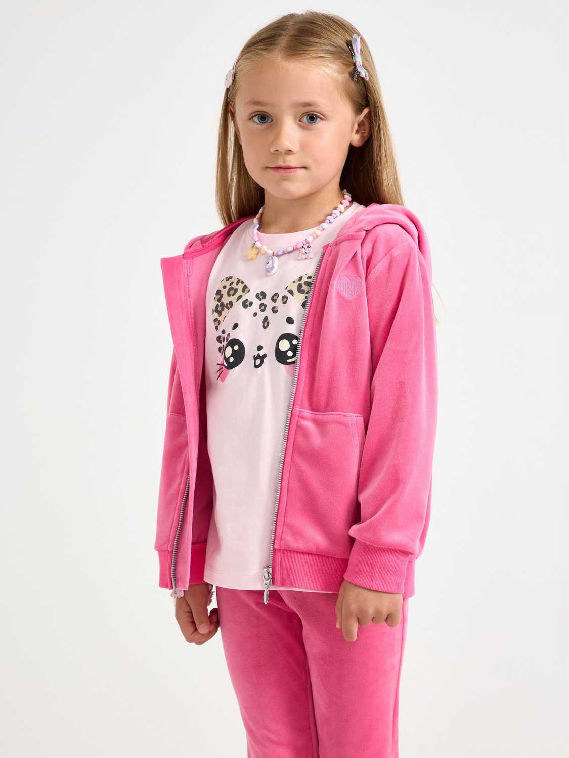 Hoodie i velour