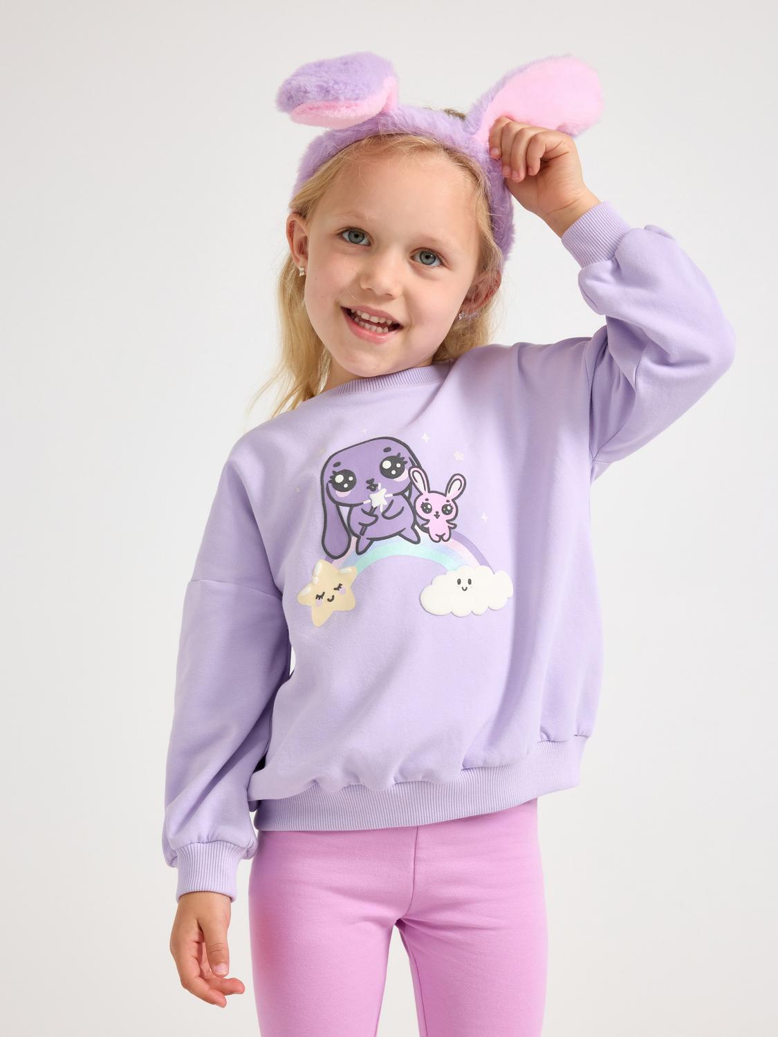 Sweatshirt med borstad insida