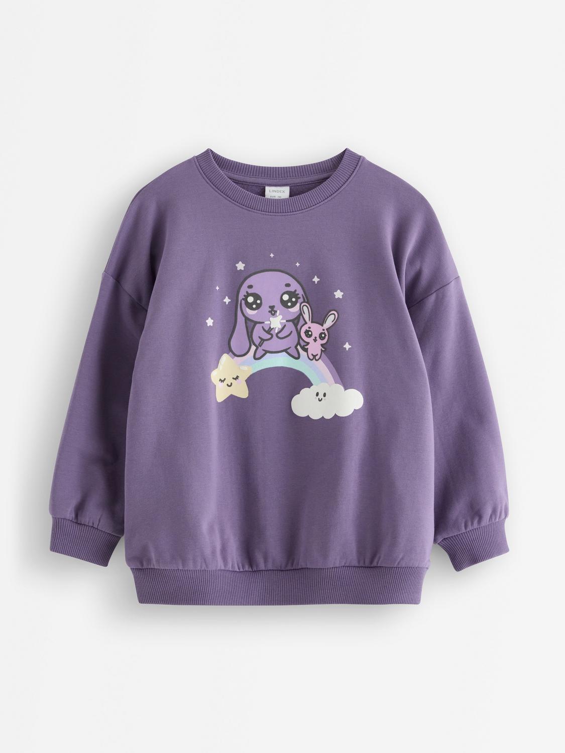 Sweatshirt med borstad insida