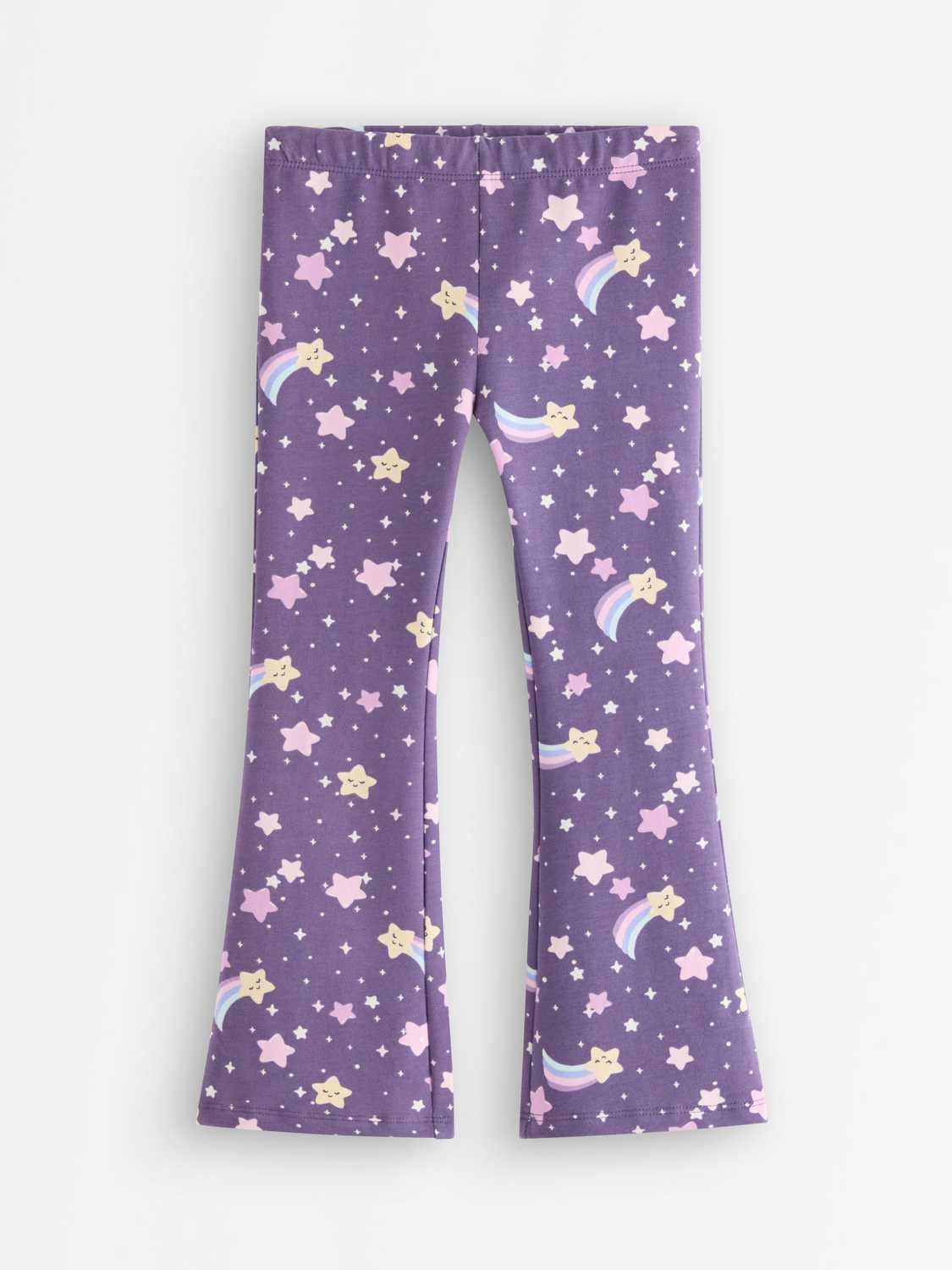 Utsvängda leggings med borstad insida