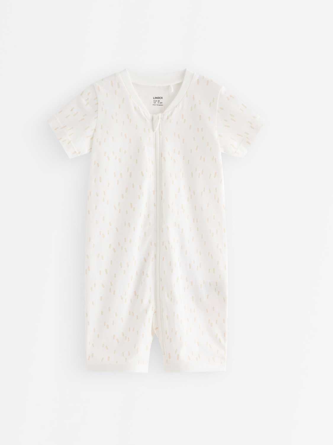 Pyjamasromper med applikation baktill