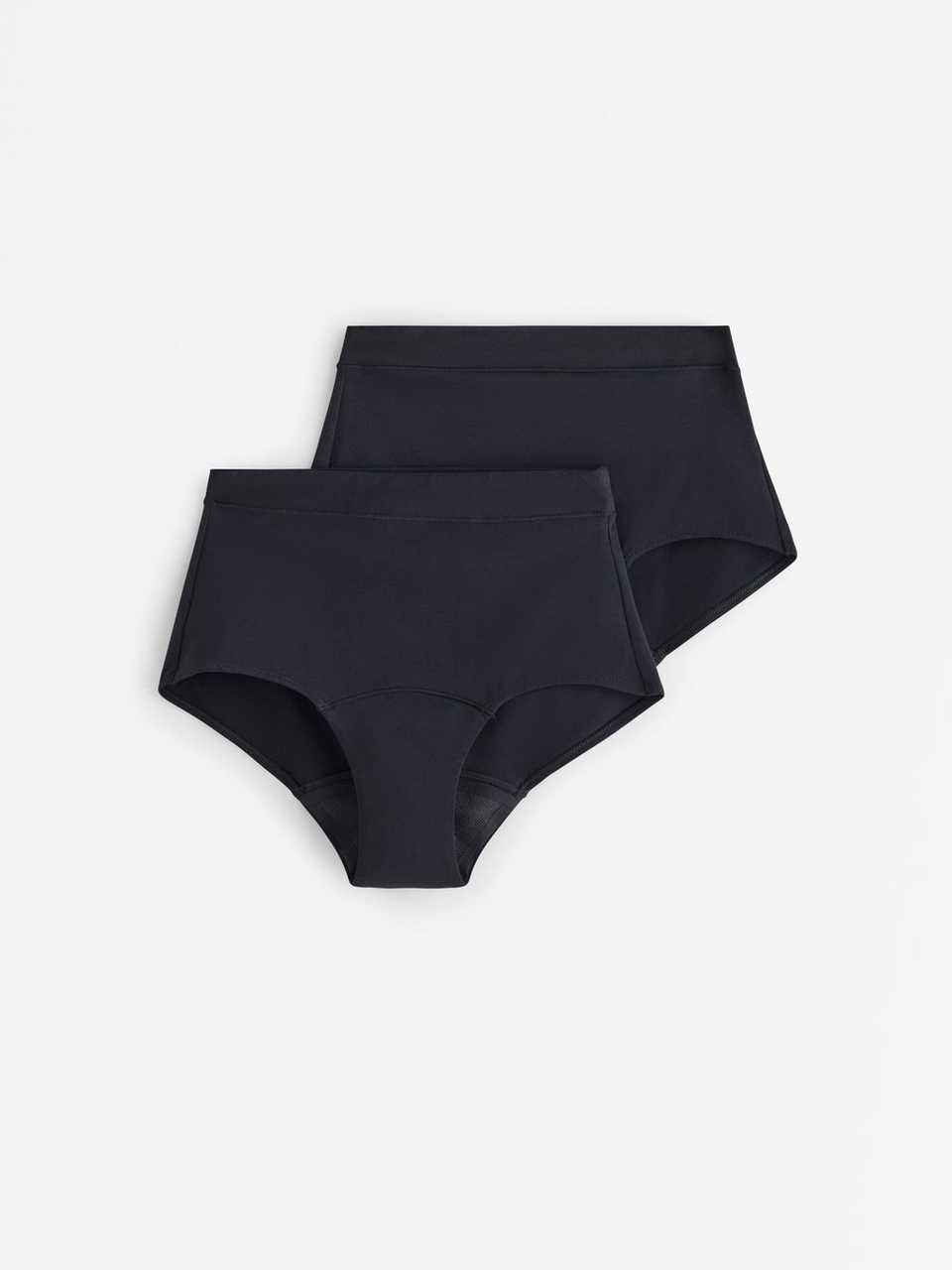 2-pack menstrosa med hög absorption ? hög midja ? Female Engineering