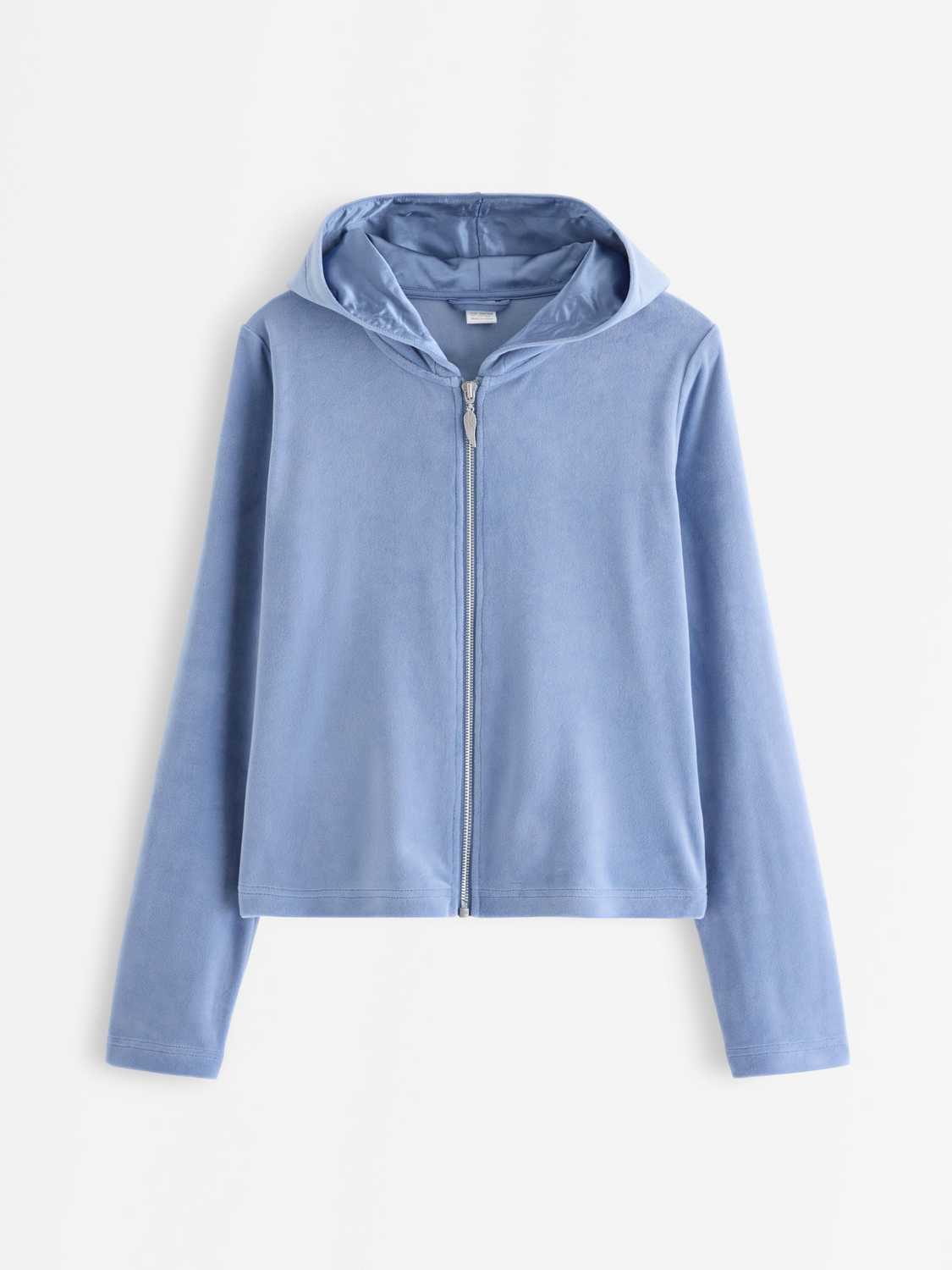 Hoodie i velour