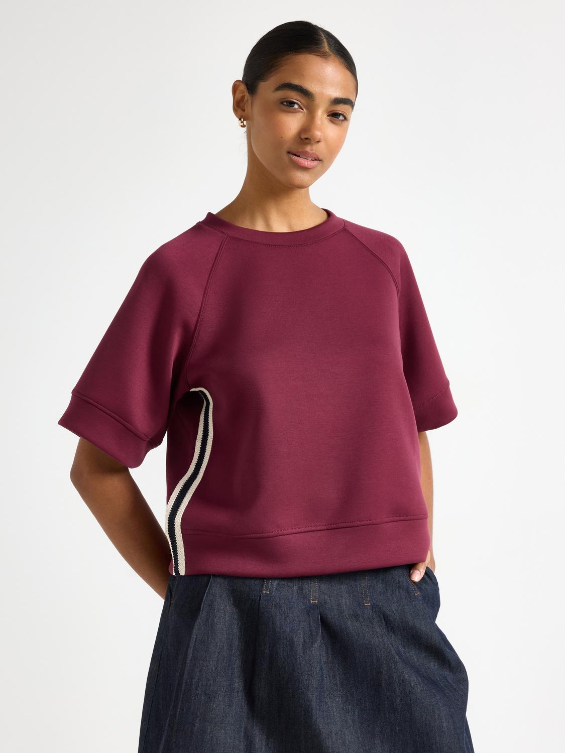 Kortärmad sweatshirt
