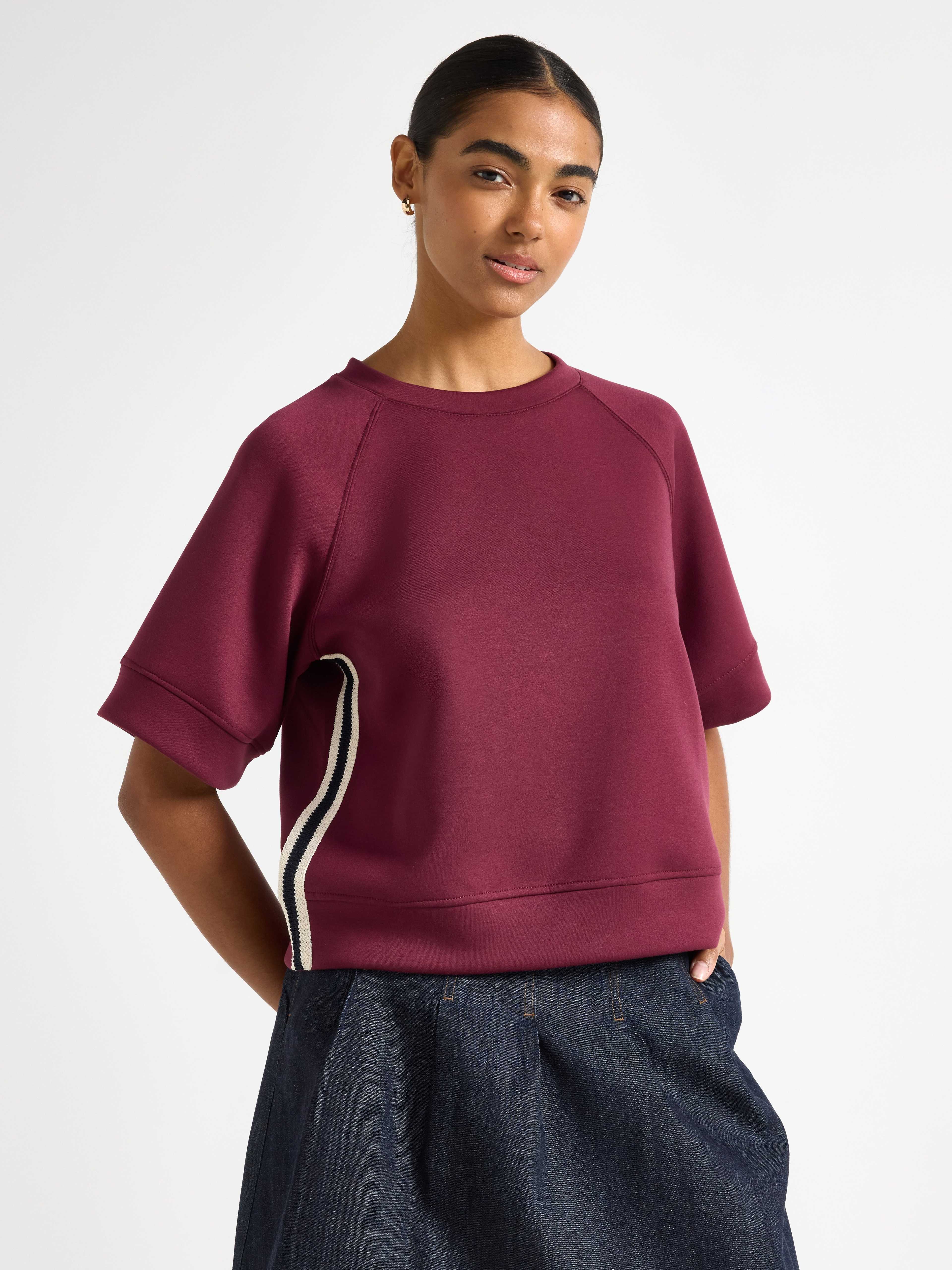 Kortärmad sweatshirt