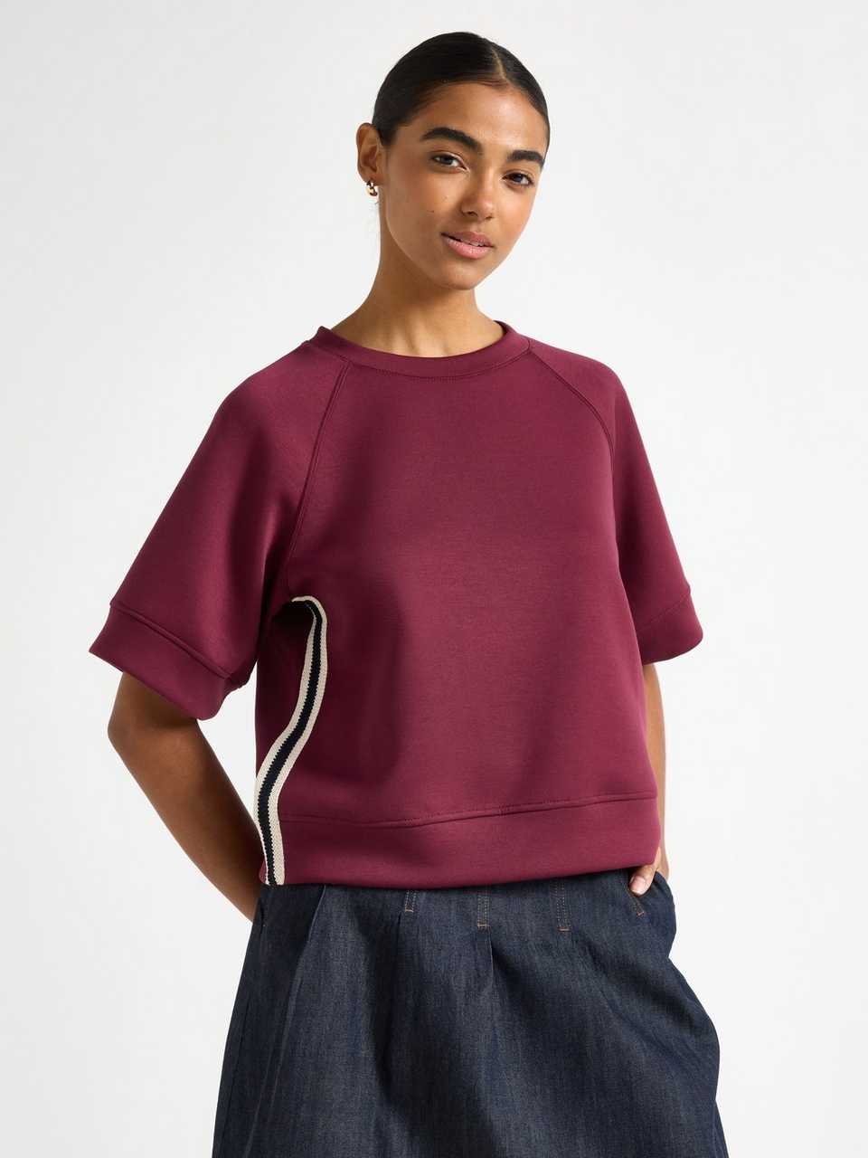 Kortärmad sweatshirt