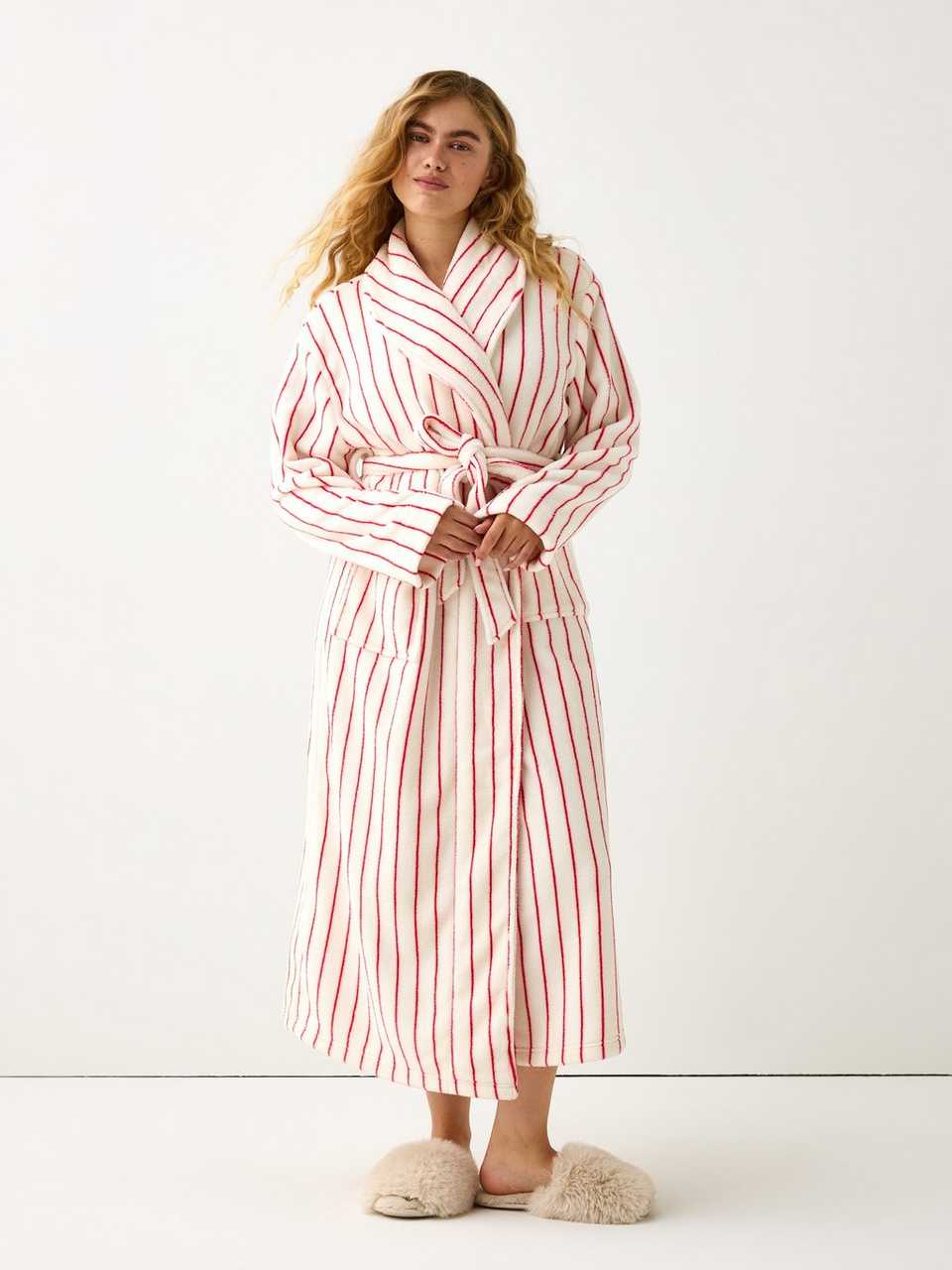 Morgonrock i fleece